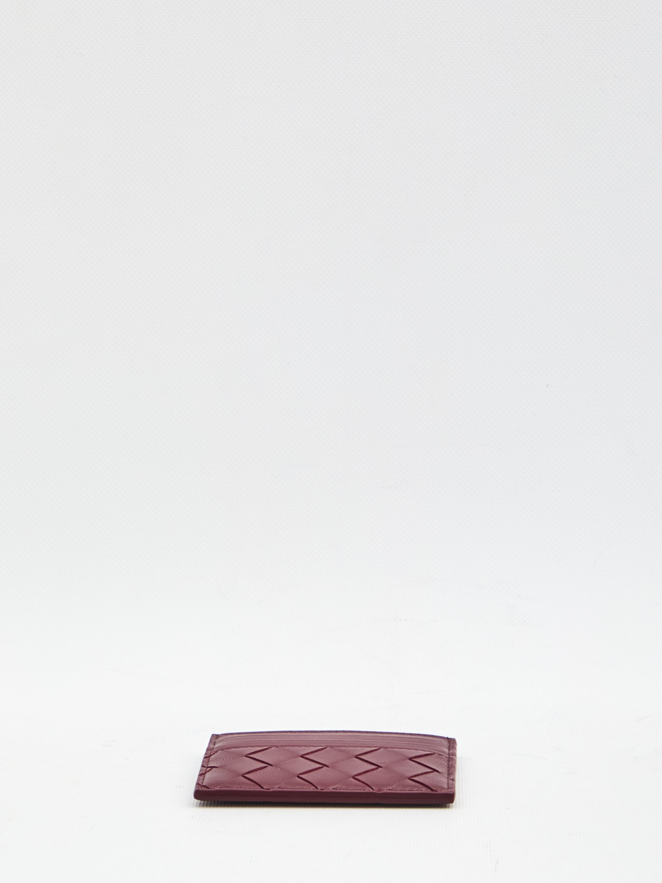 BOTTEGA VENETA Mini Intrecciato Card Holder - 10.5 x 8 cm