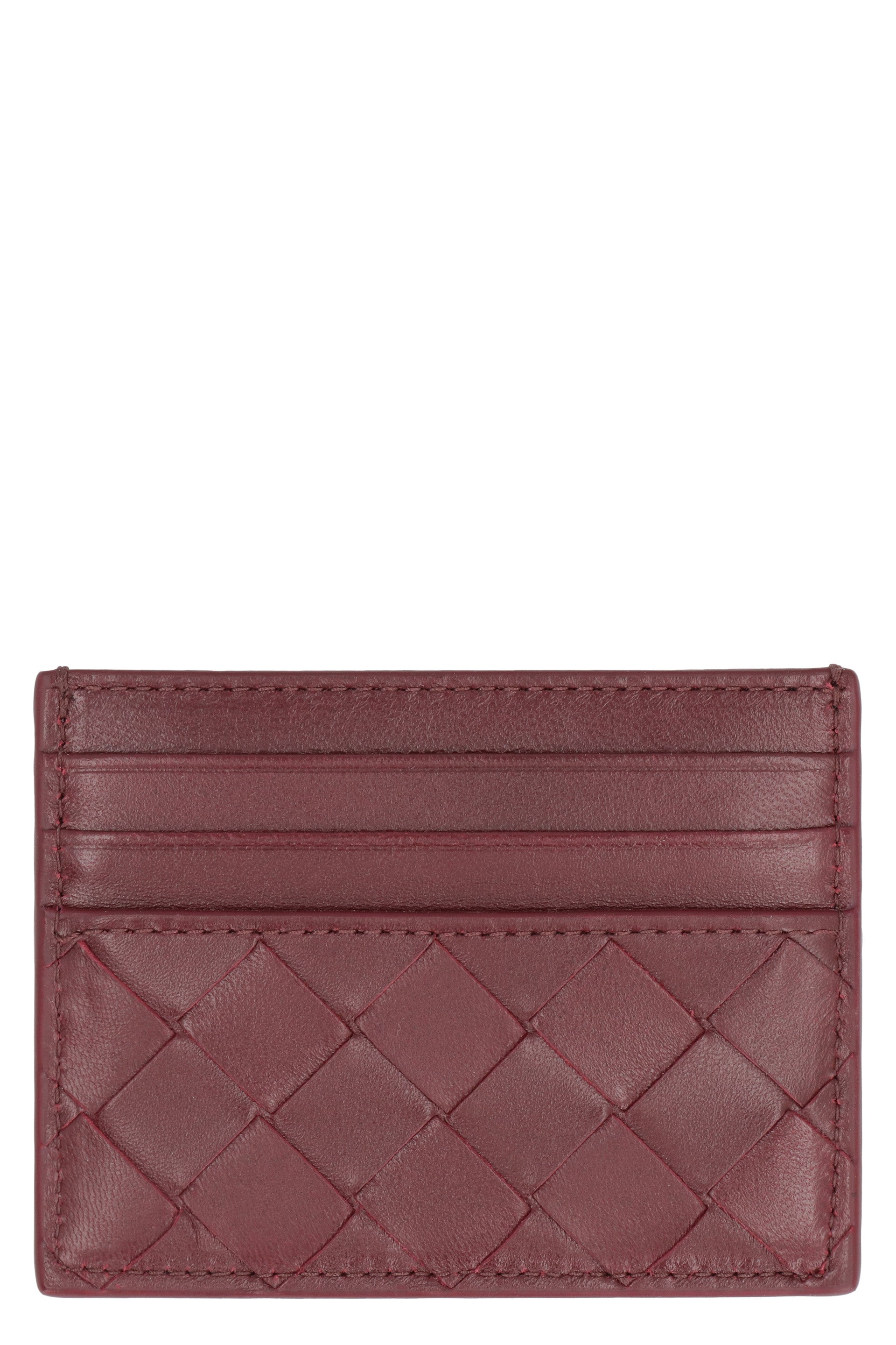 BOTTEGA VENETA Mini Intrecciato Leather Card Case