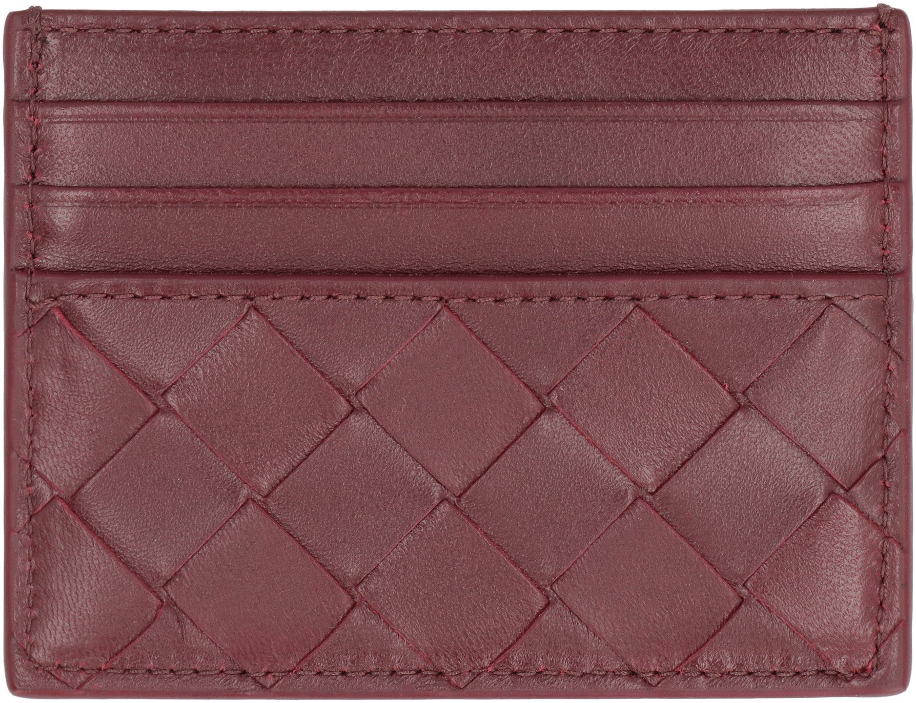 BOTTEGA VENETA Mini Intrecciato Leather Card Case