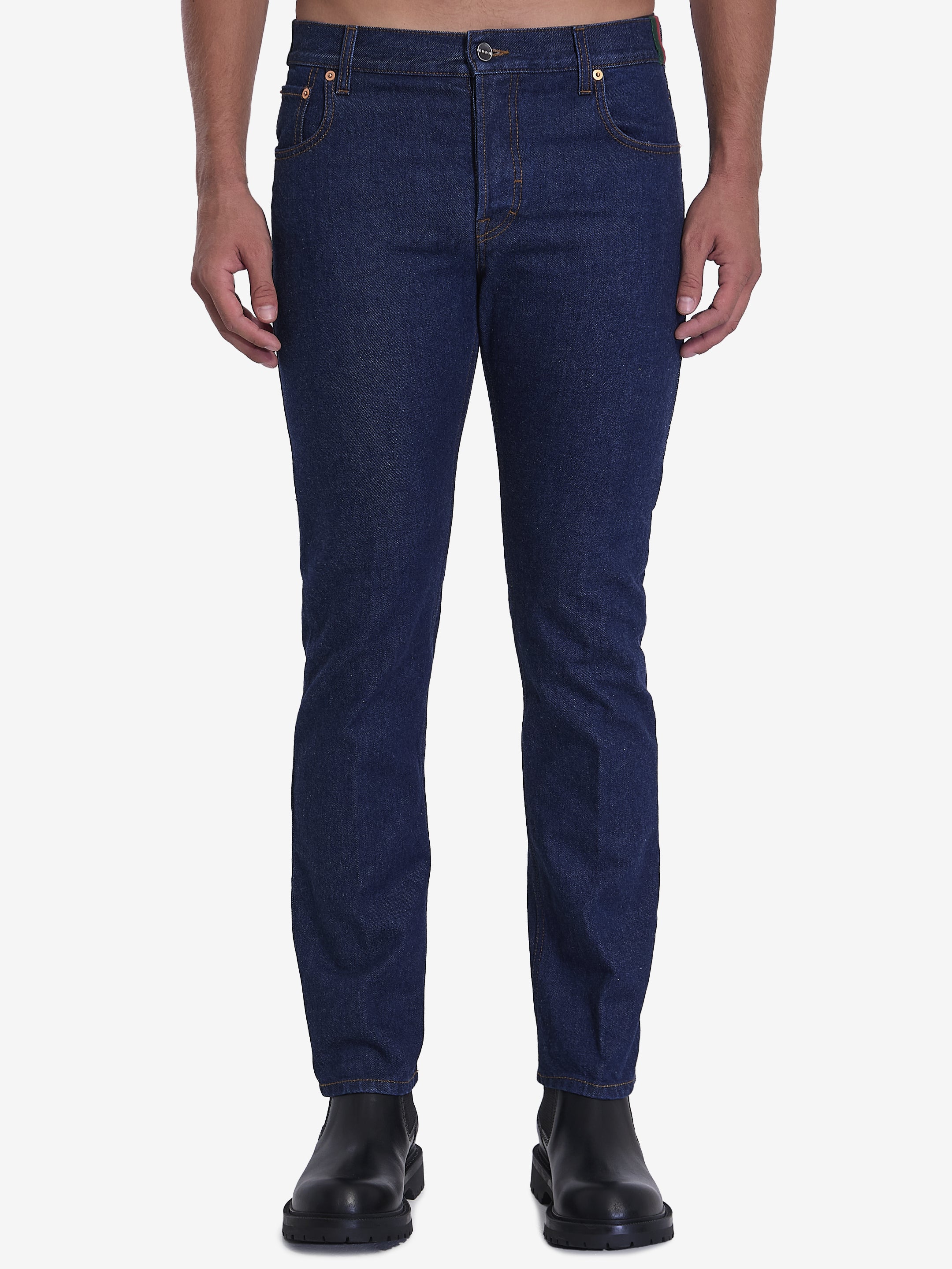 GUCCI Stretch Cotton Jeans