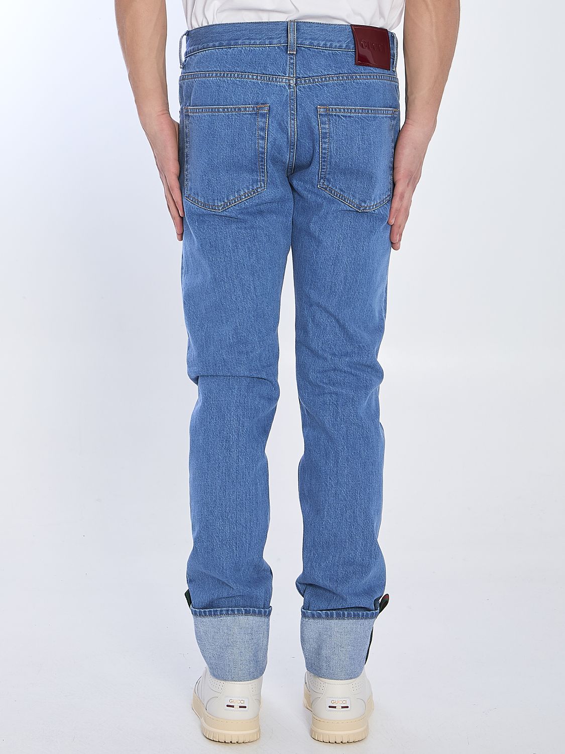 GUCCI 5-Pocket Straight-Leg Jeans for Men