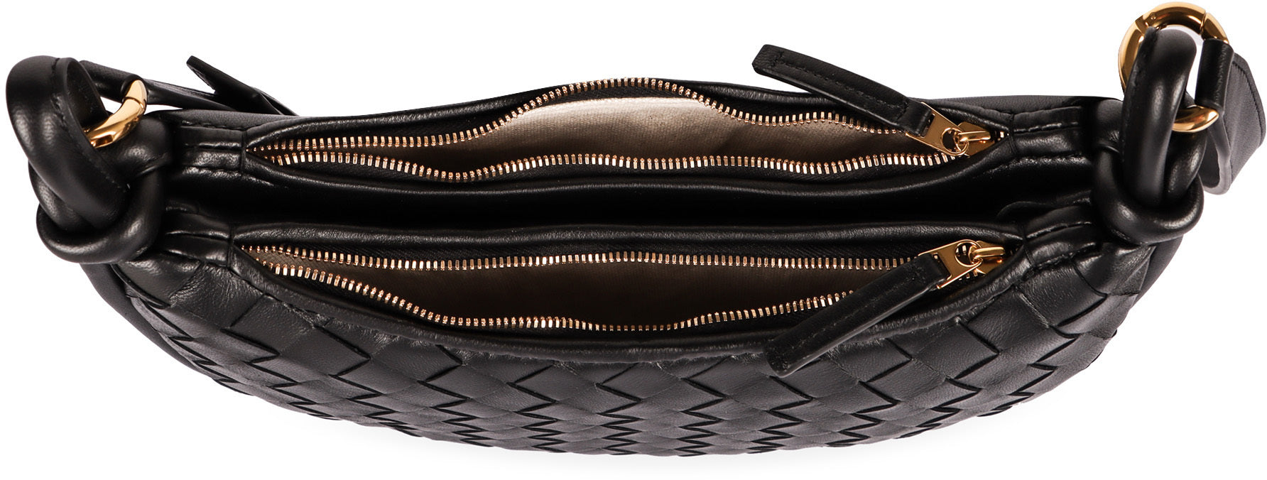 BOTTEGA VENETA Mini Messenger Handbag with Intrecciato Design