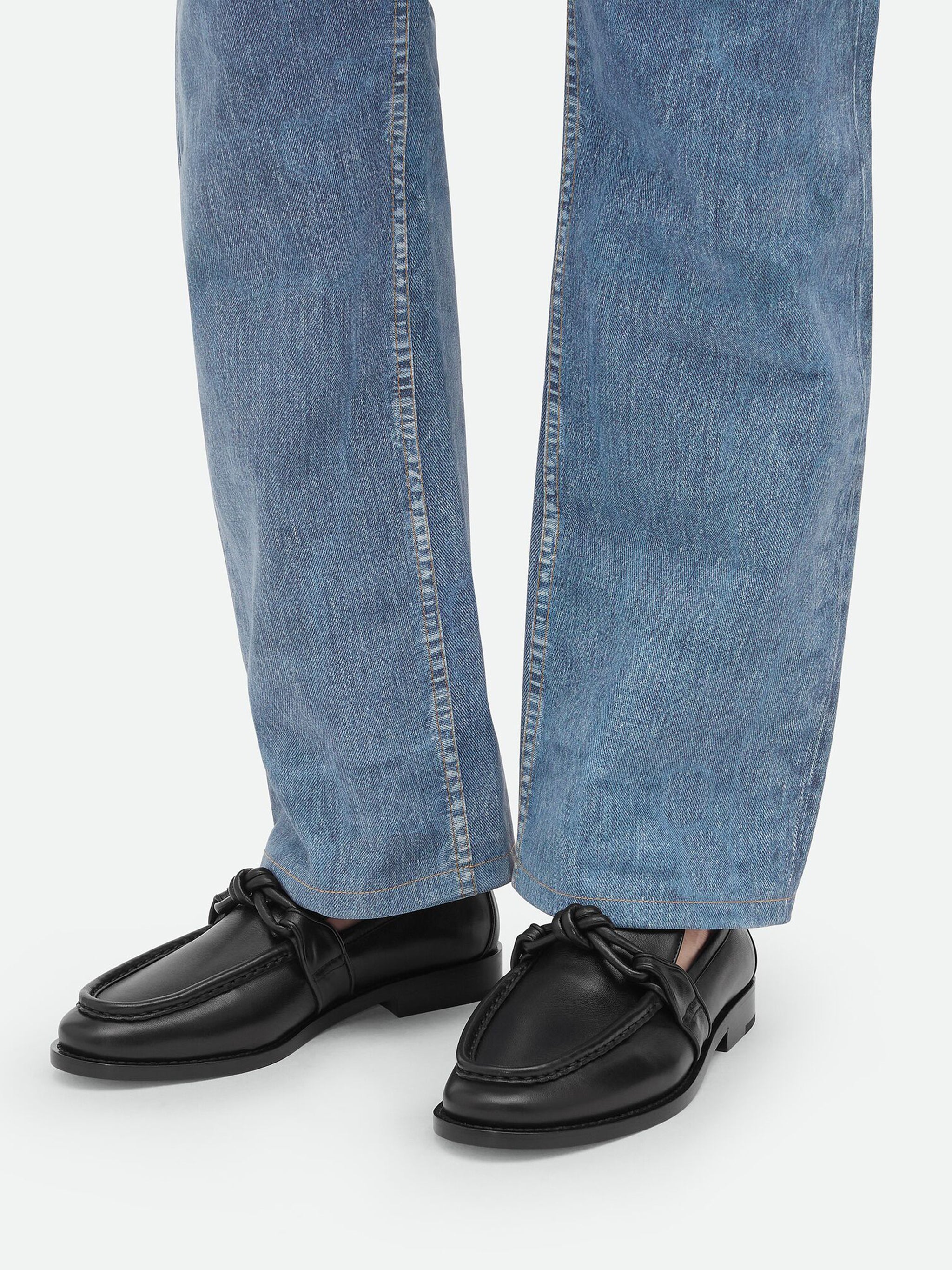 BOTTEGA VENETA Astaire Leather Loafers for Women