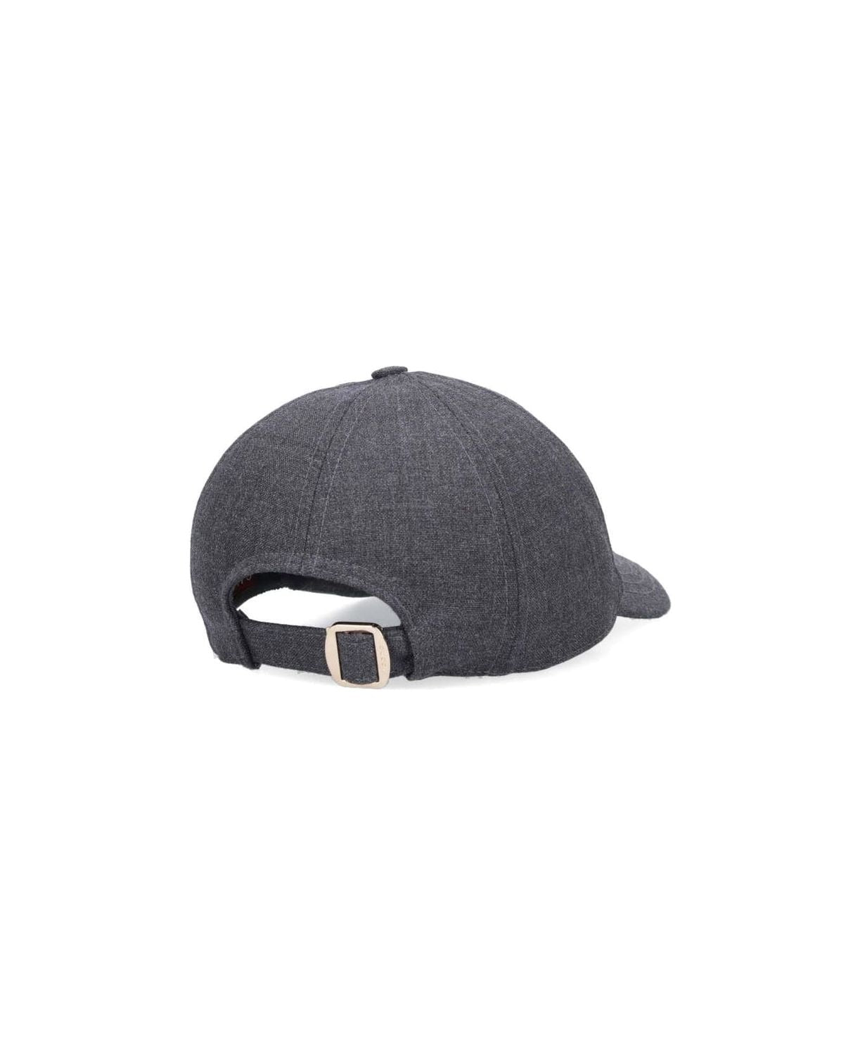 GUCCI Classic Wool Baseball Hat with Web Band