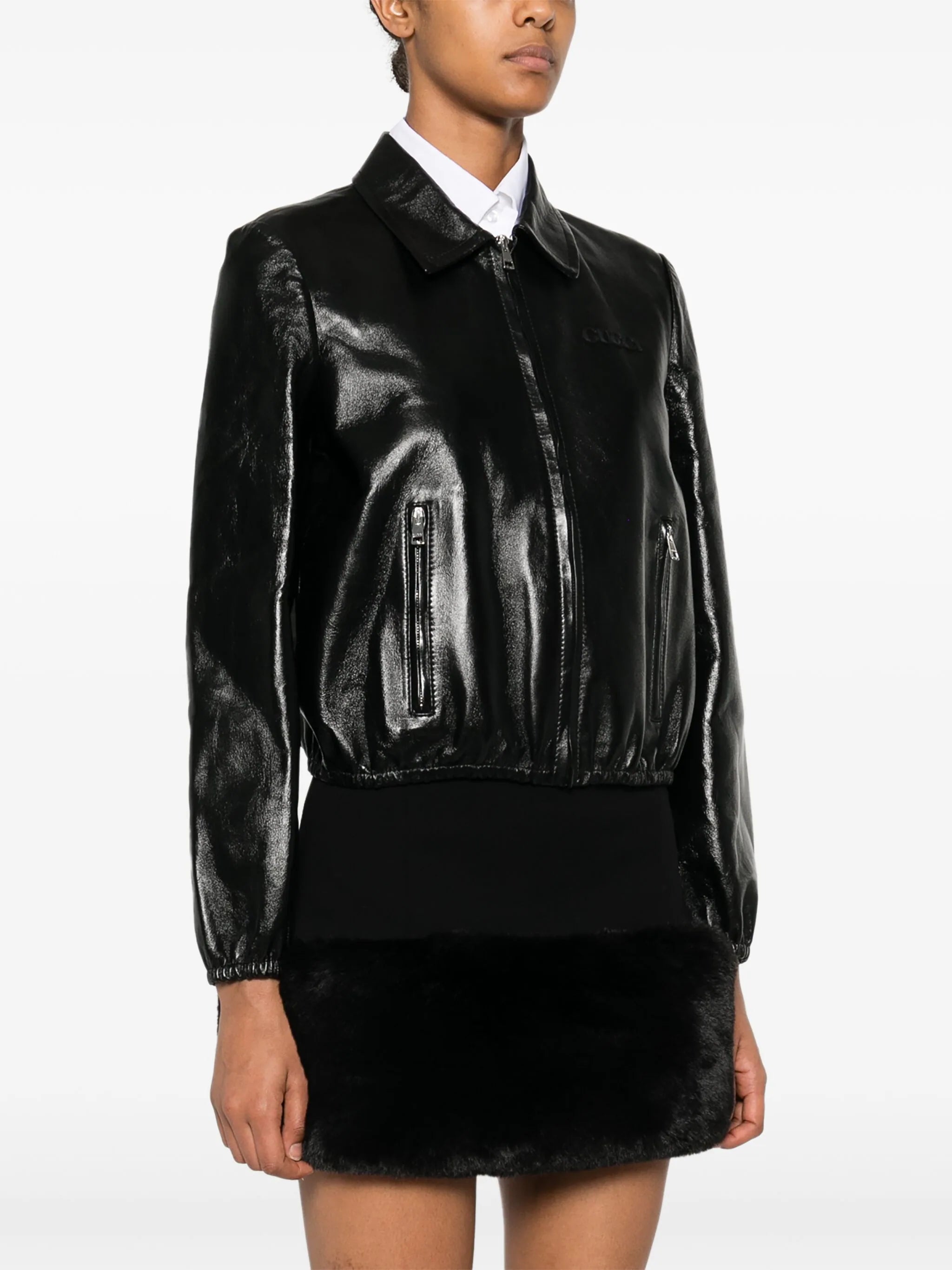 GUCCI Chic Leather Jacket for Women