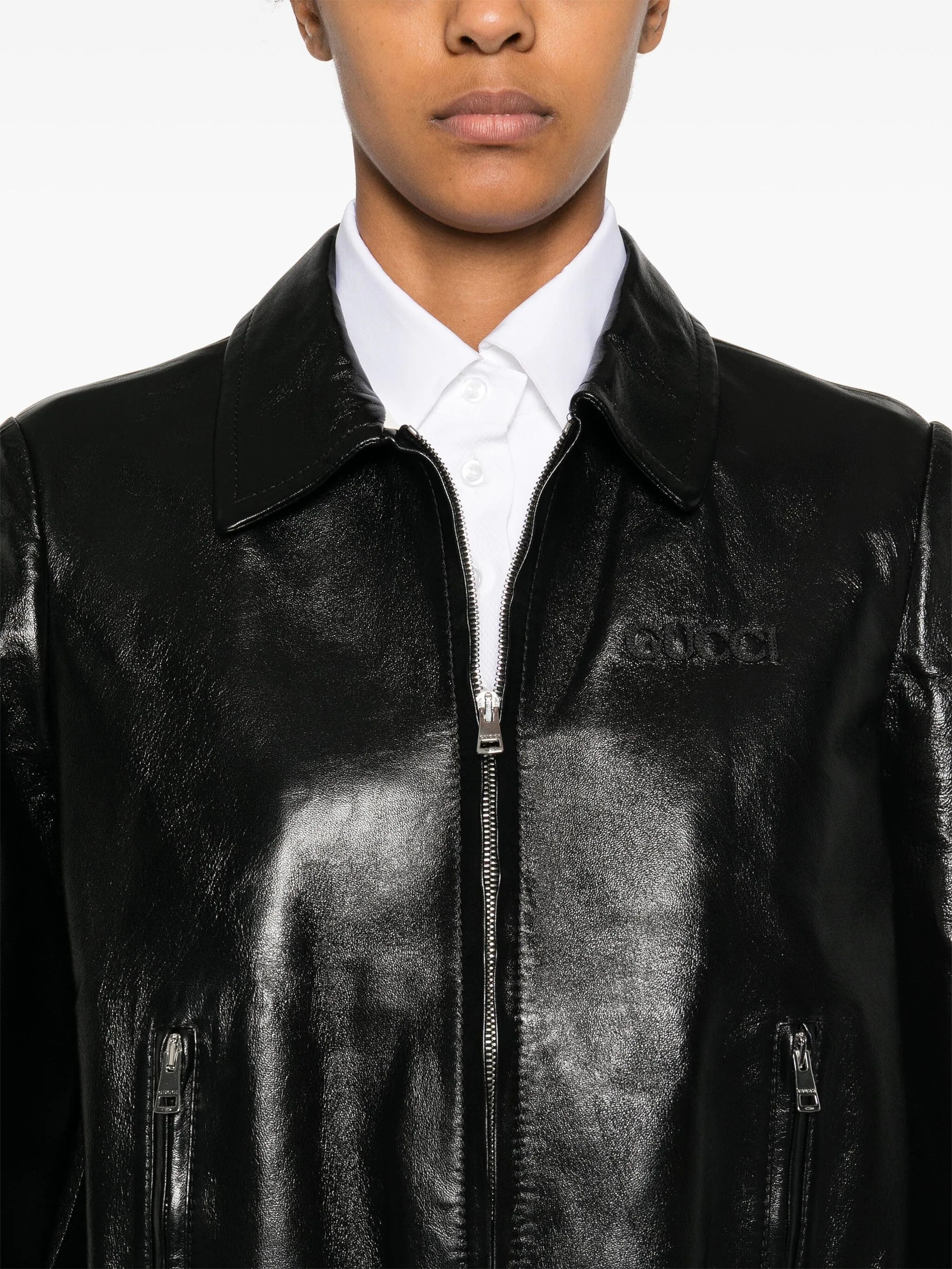 GUCCI Chic Leather Jacket for Women