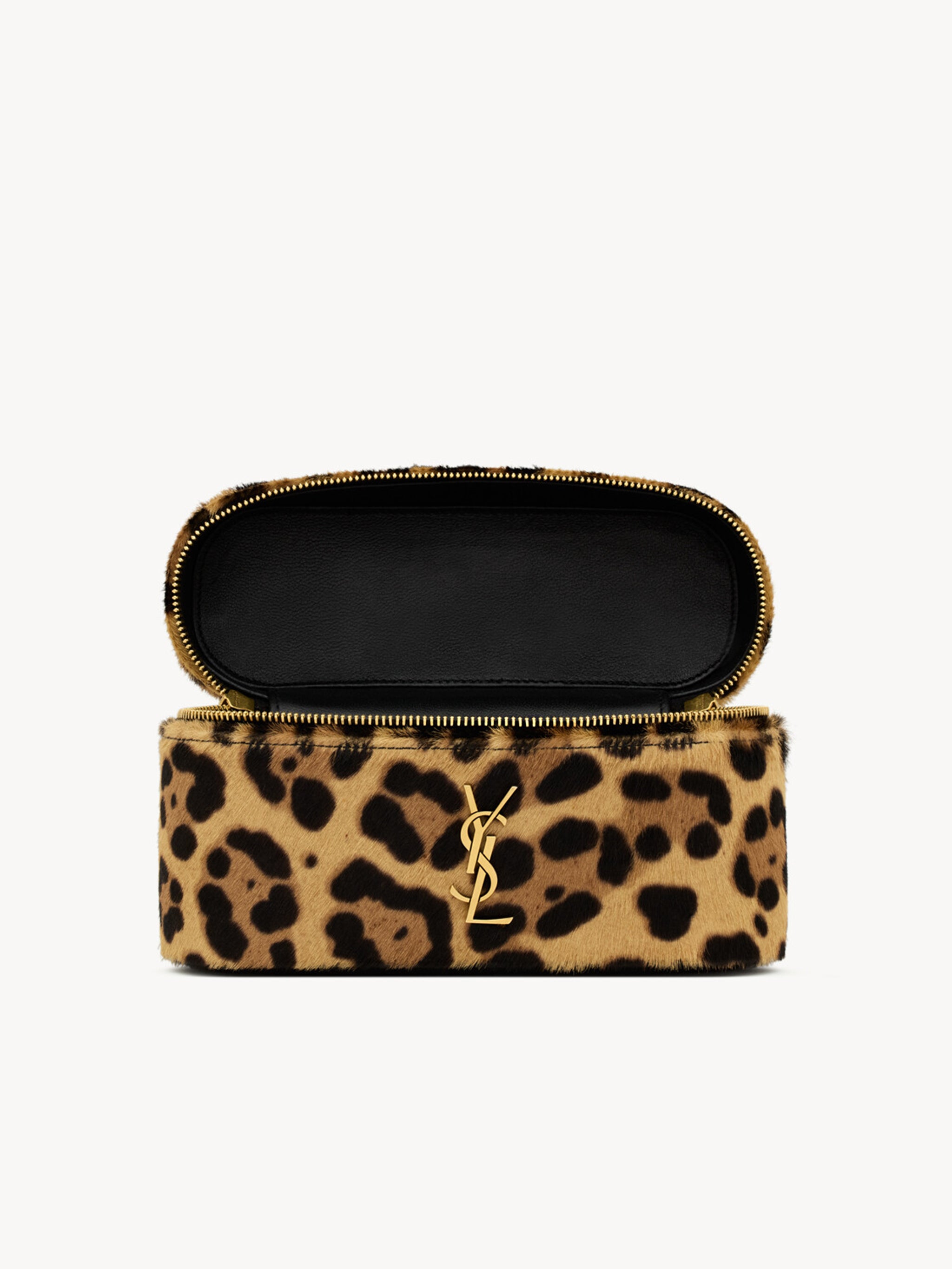 SAINT LAURENT Mini Vanity Handbag in Pony Skin