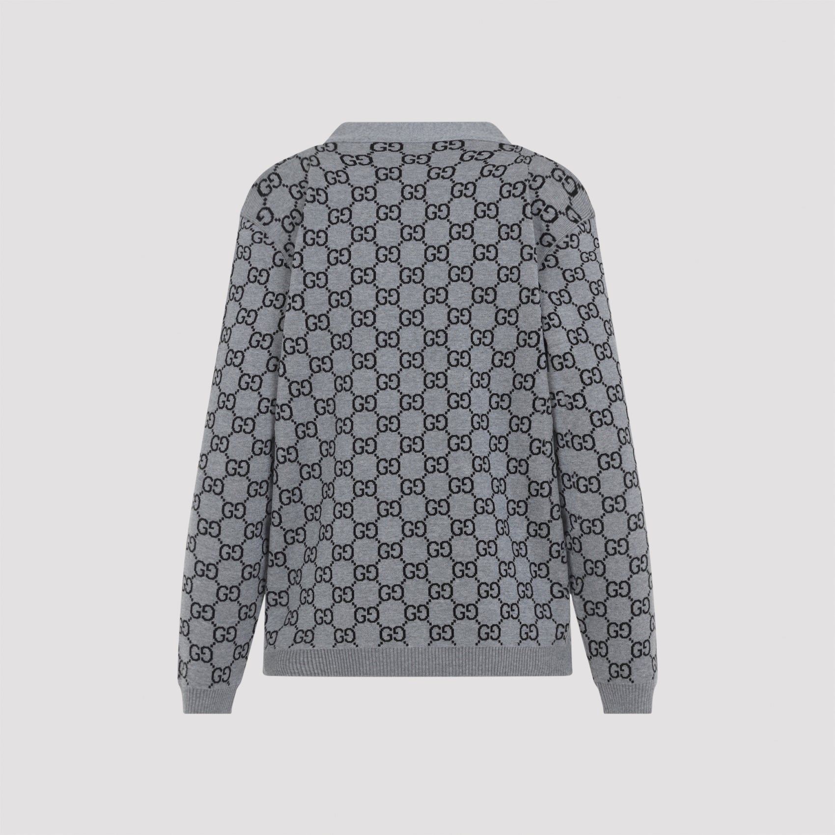 GUCCI Reversible GG Monogram Wool Cardigan
