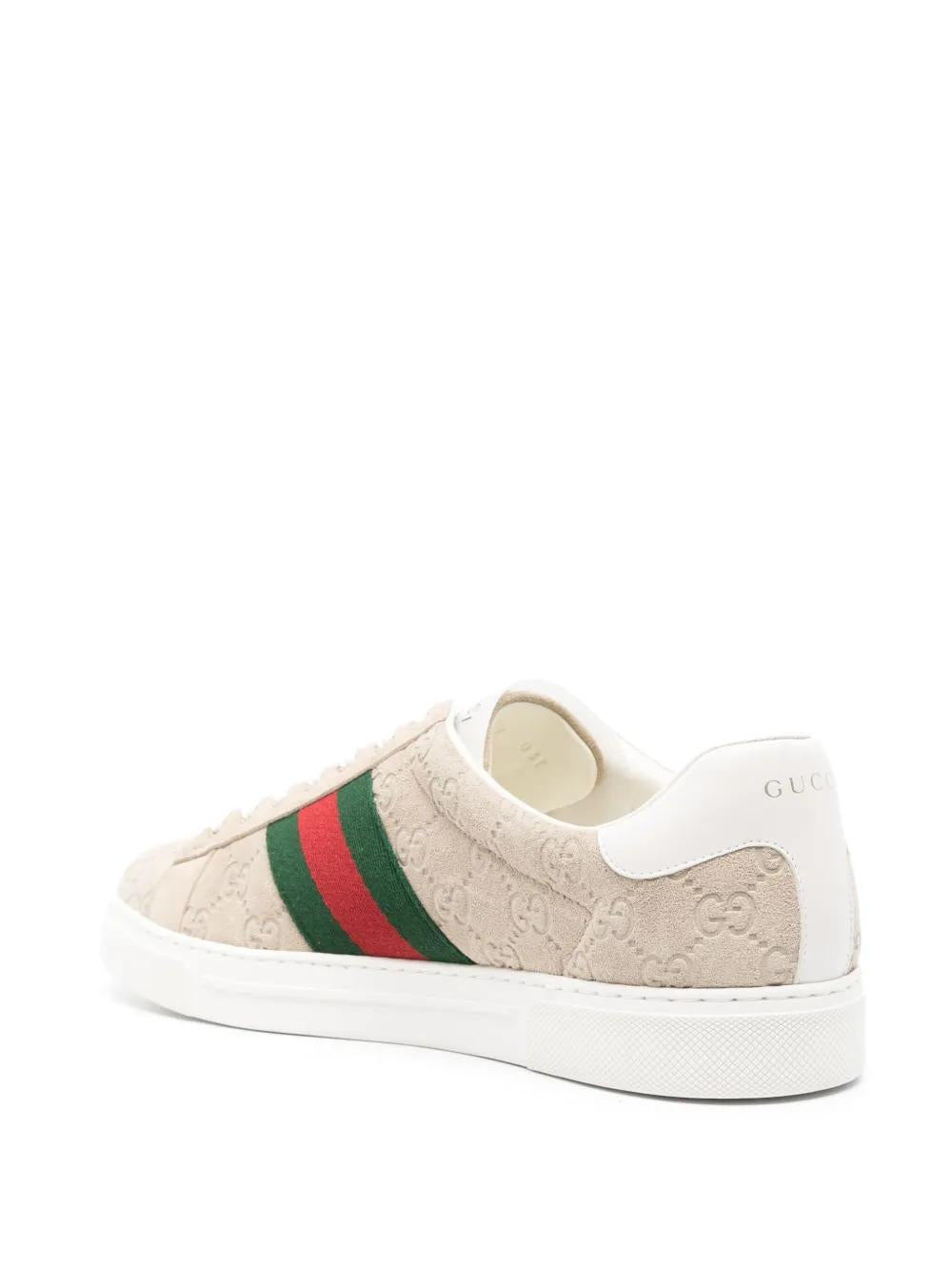 GUCCI Men's Ace Sneaker with Web Detail