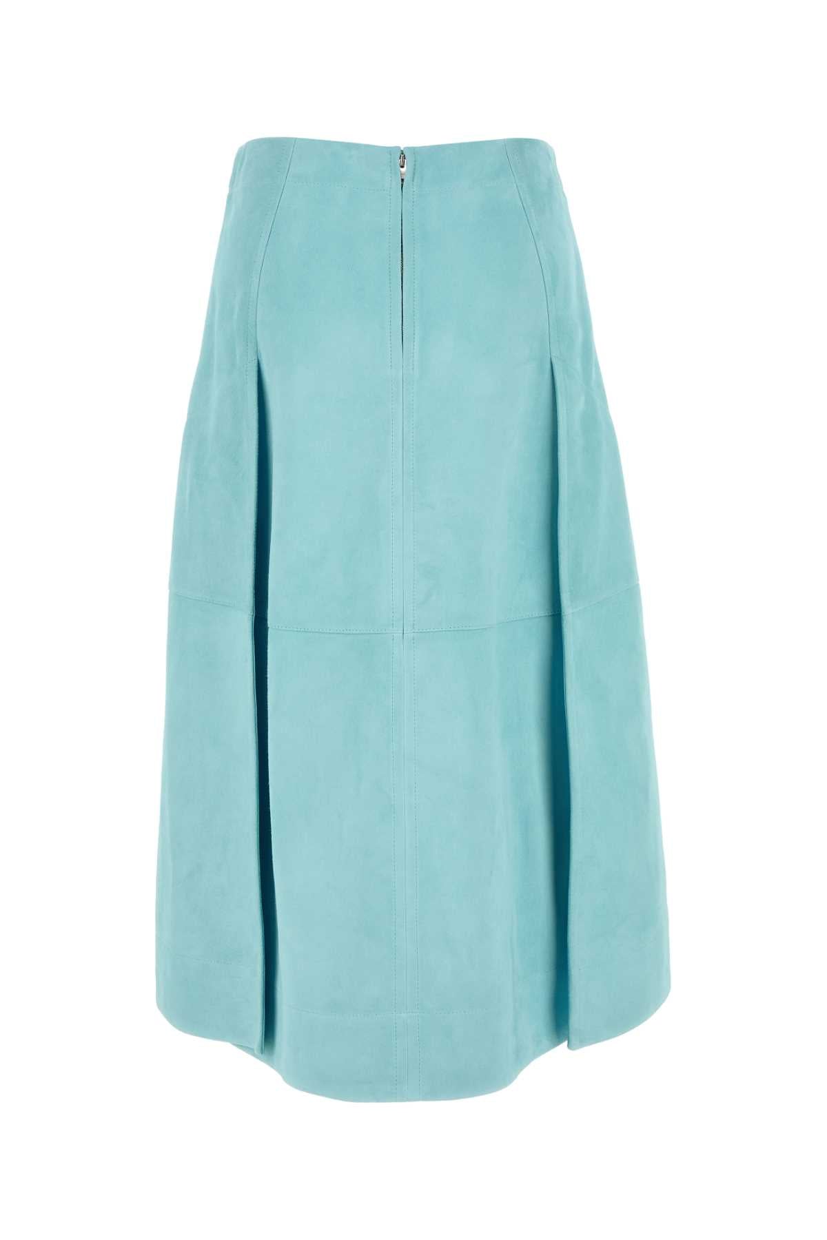 BOTTEGA VENETA Suede Mini Skirt for Women - FW24 Collection