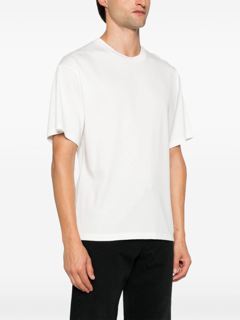 SAINT LAURENT Lightweight Modal Crew Neck T-Shirt for Men