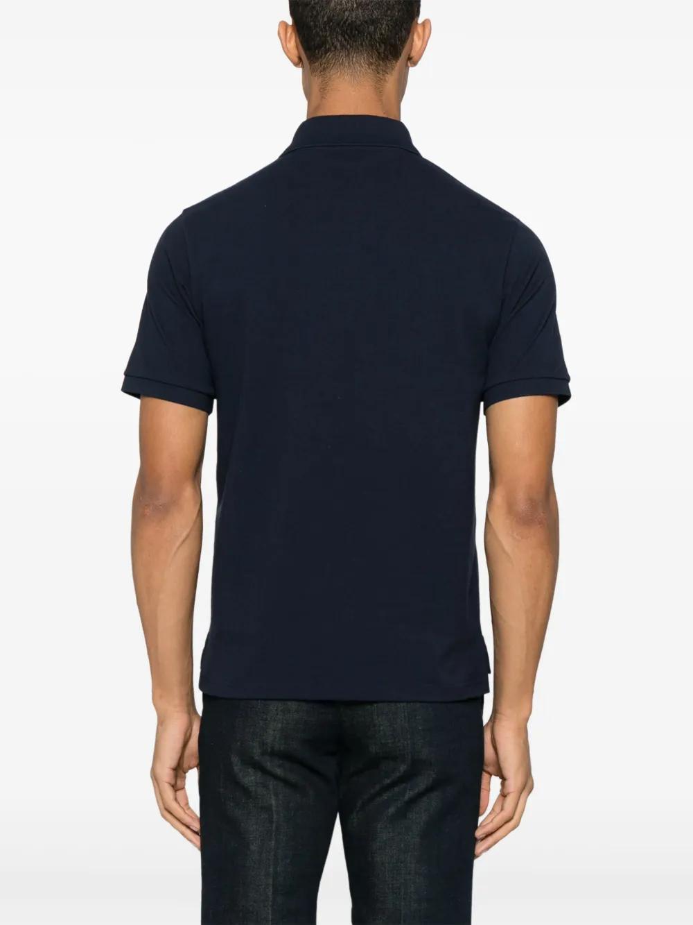 SAINT LAURENT Piqué Weave Polo Shirt for Men