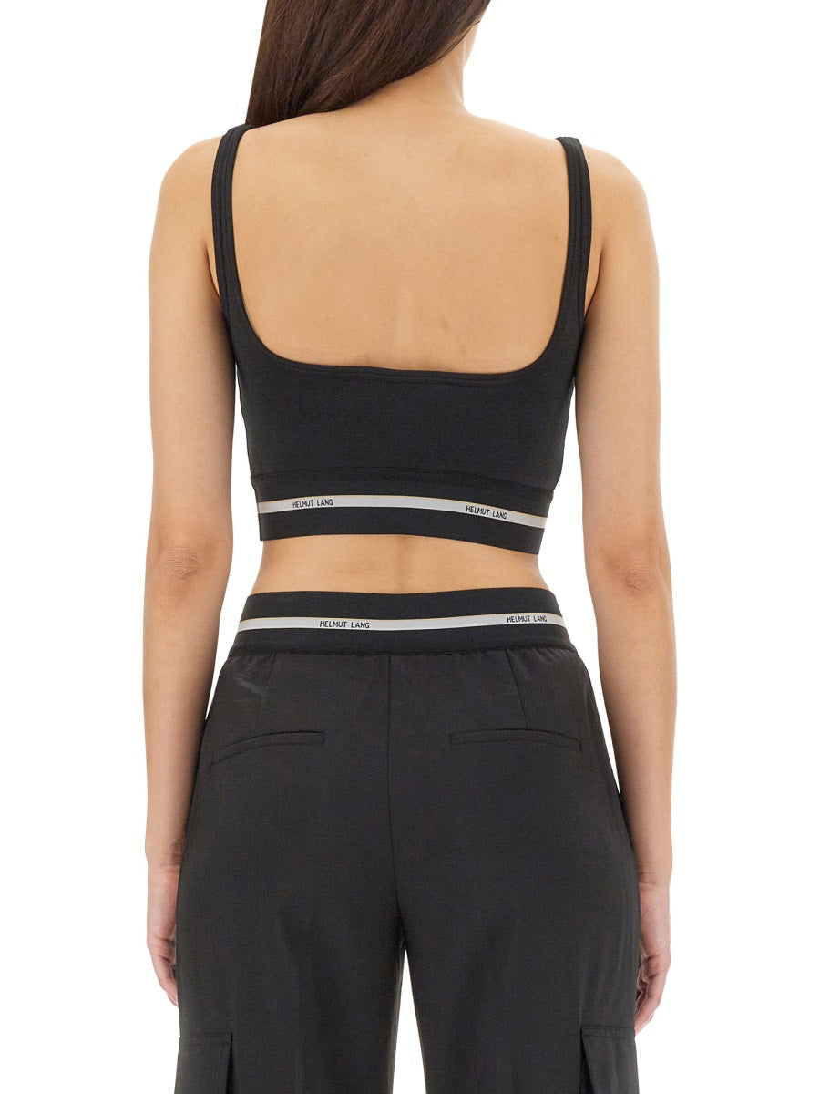 HELMUT LANG Logo Crop Top