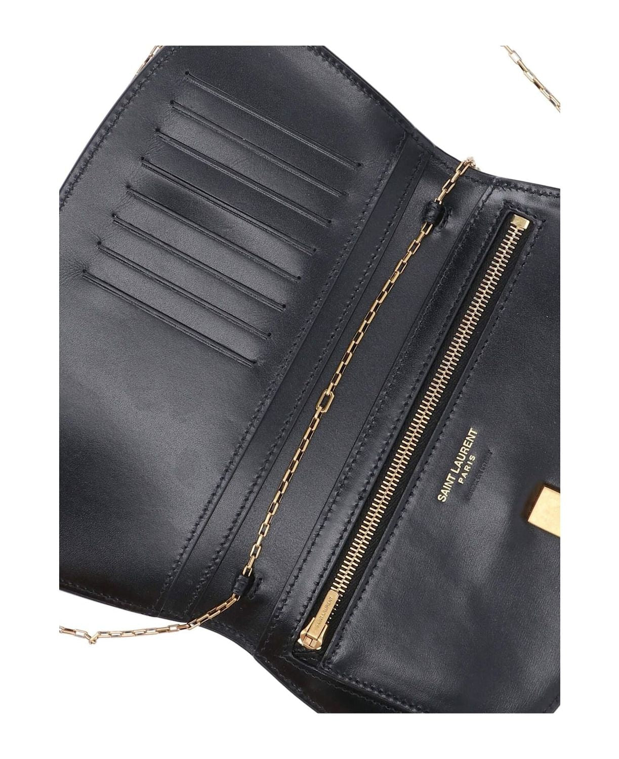 SAINT LAURENT Sophisticated Shoulder Handbag