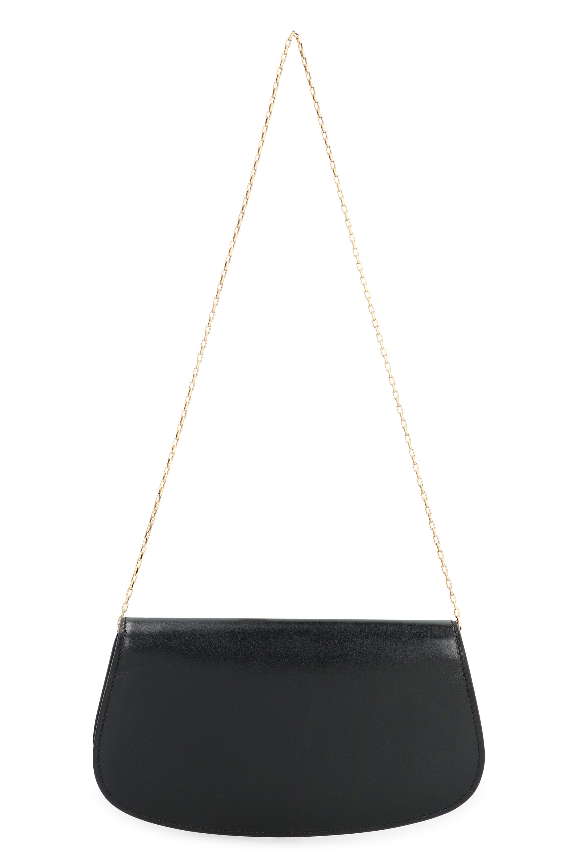 SAINT LAURENT Mini Leather Wallet on Chain
