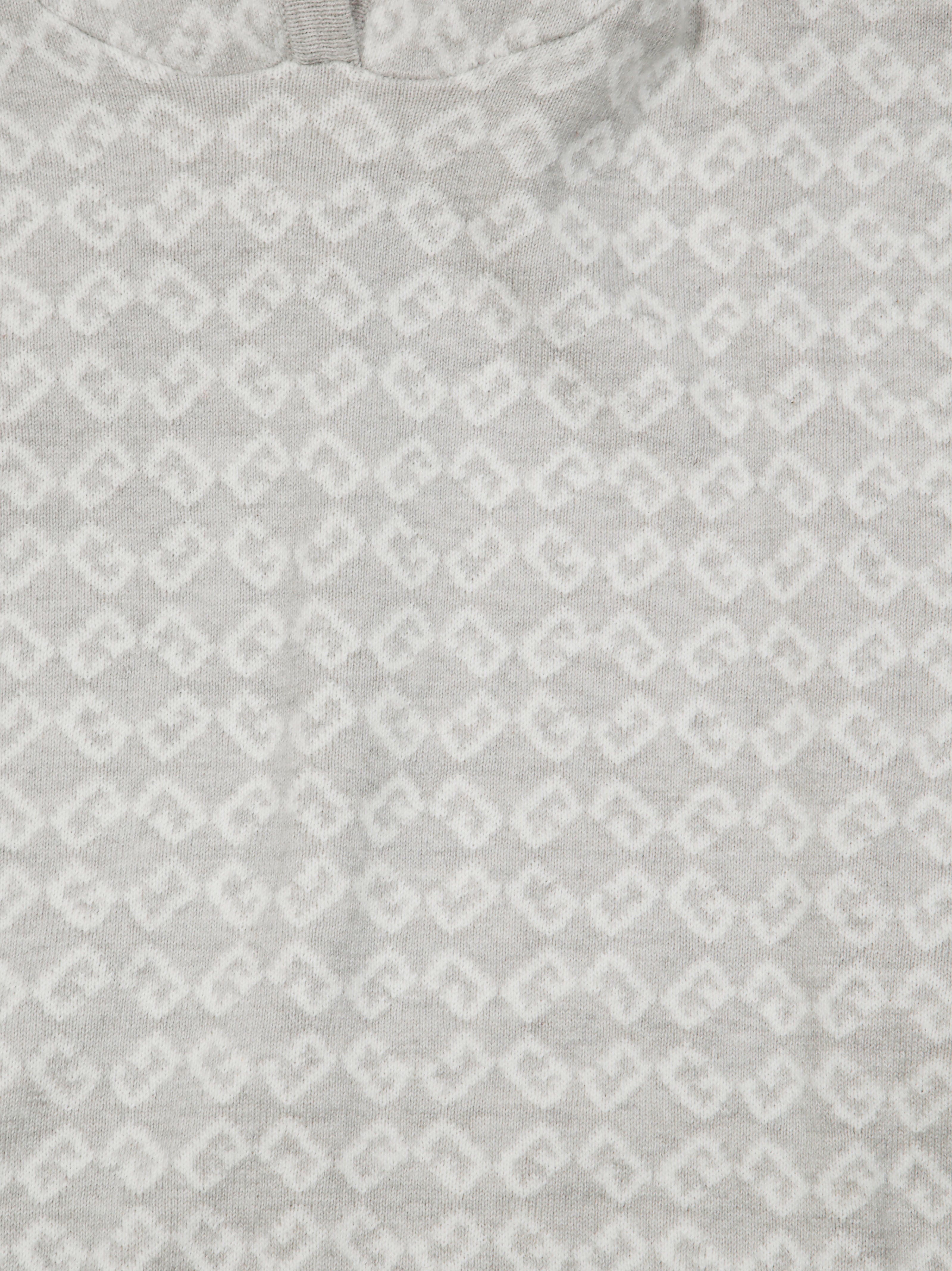 GIVENCHY All-Over Logo Mini Hoodie Sweater