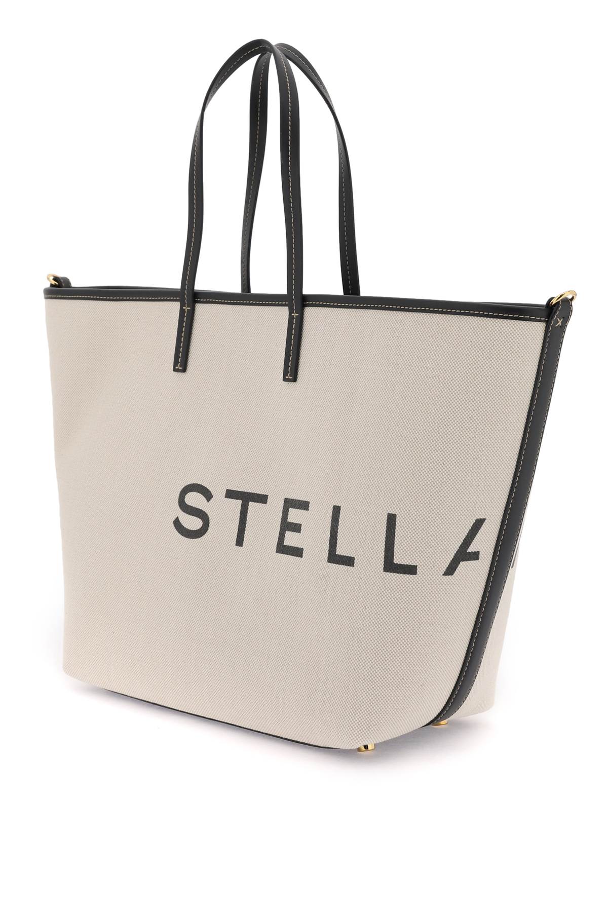 STELLA MCCARTNEY Eco-Friendly Banatex and Canvas Tote Handbag