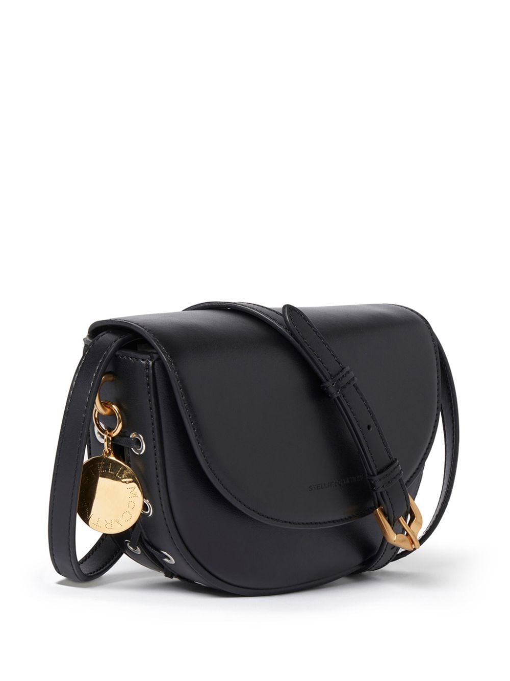 STELLA MCCARTNEY Frayme Flap-Detail Shoulder Mini Handbag