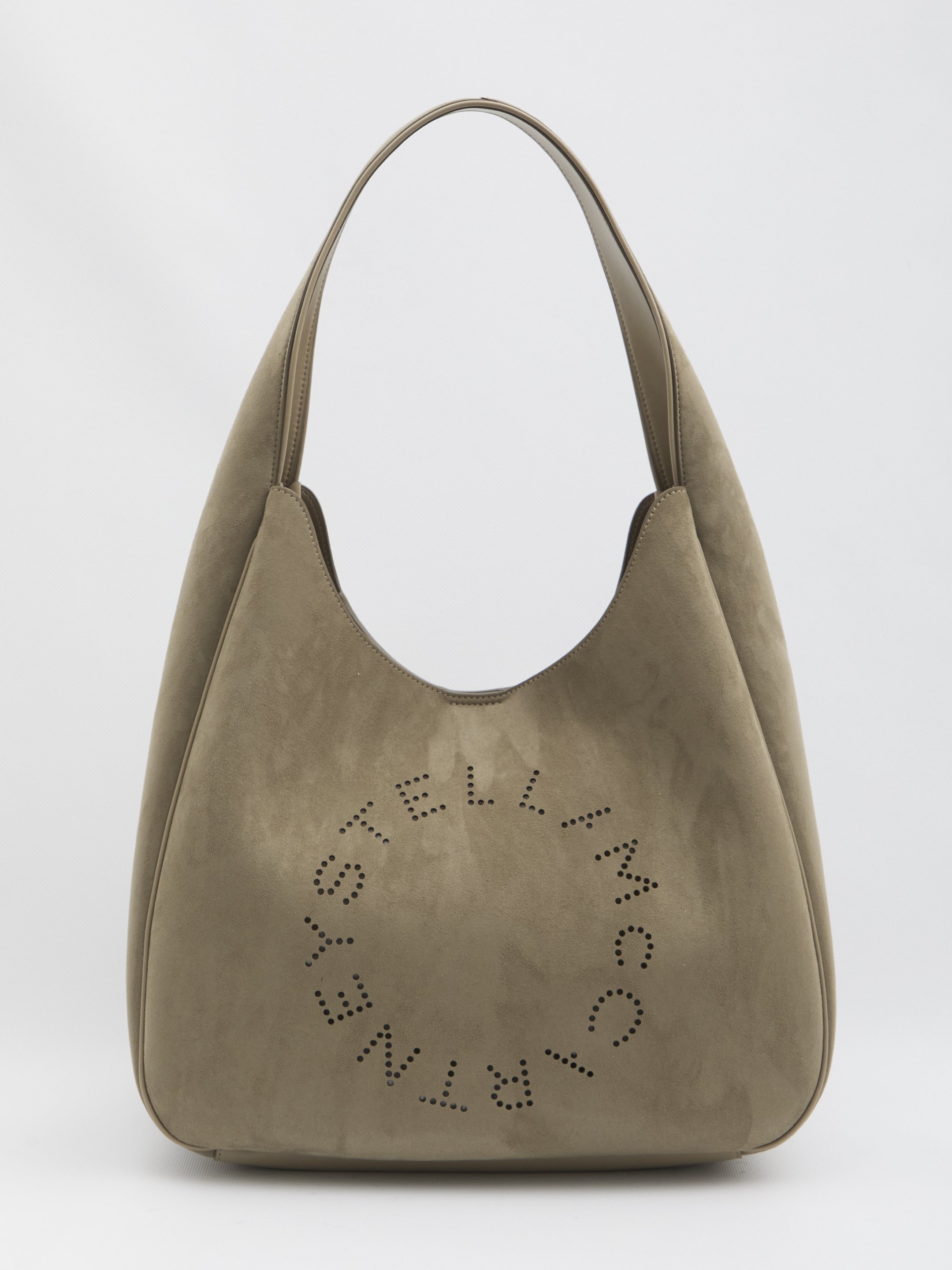STELLA MCCARTNEY Large Hobo Handbag with Logo Detail