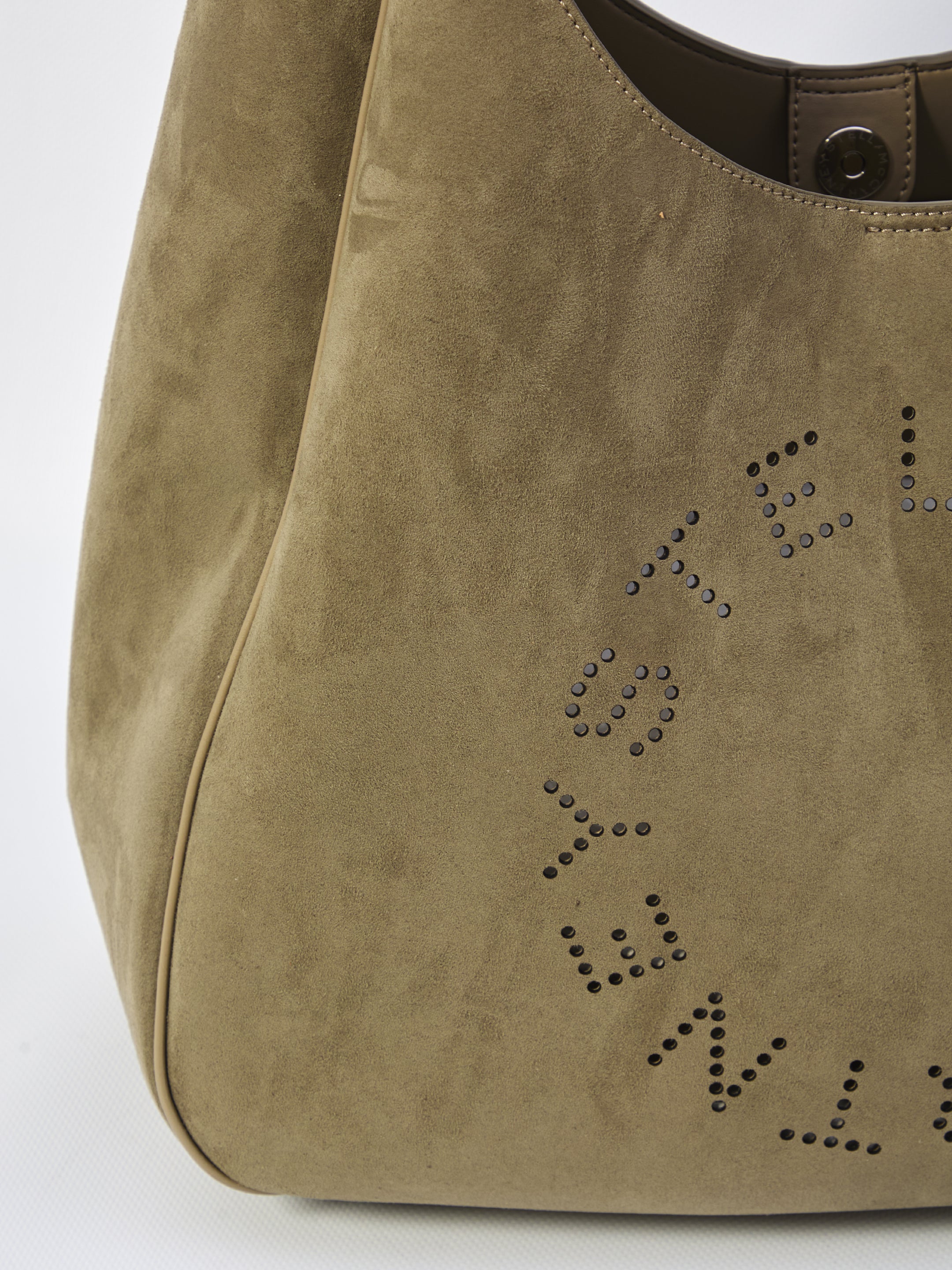 STELLA MCCARTNEY Large Hobo Handbag with Logo Detail