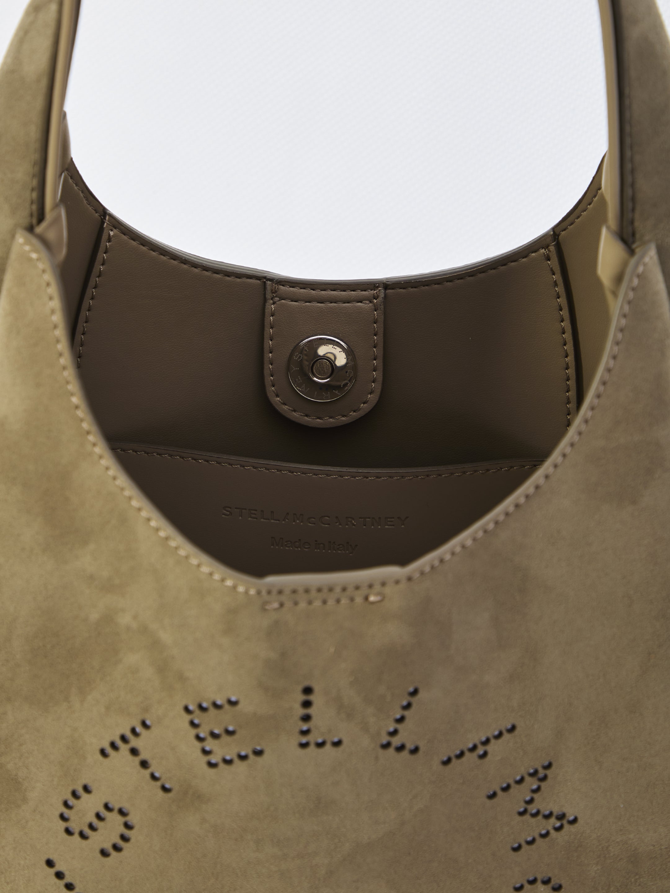 STELLA MCCARTNEY Mini Hobo Handbag with Logo - FW25