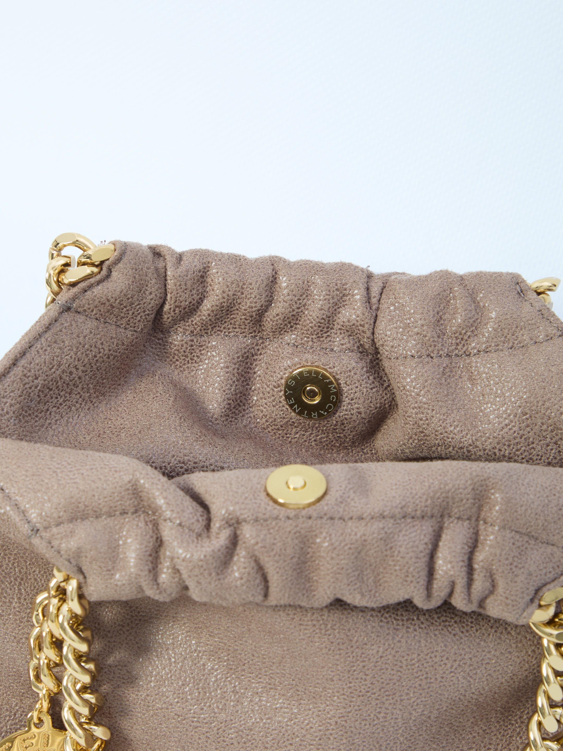 STELLA MCCARTNEY Mini Crossbody Drawstring Handbag