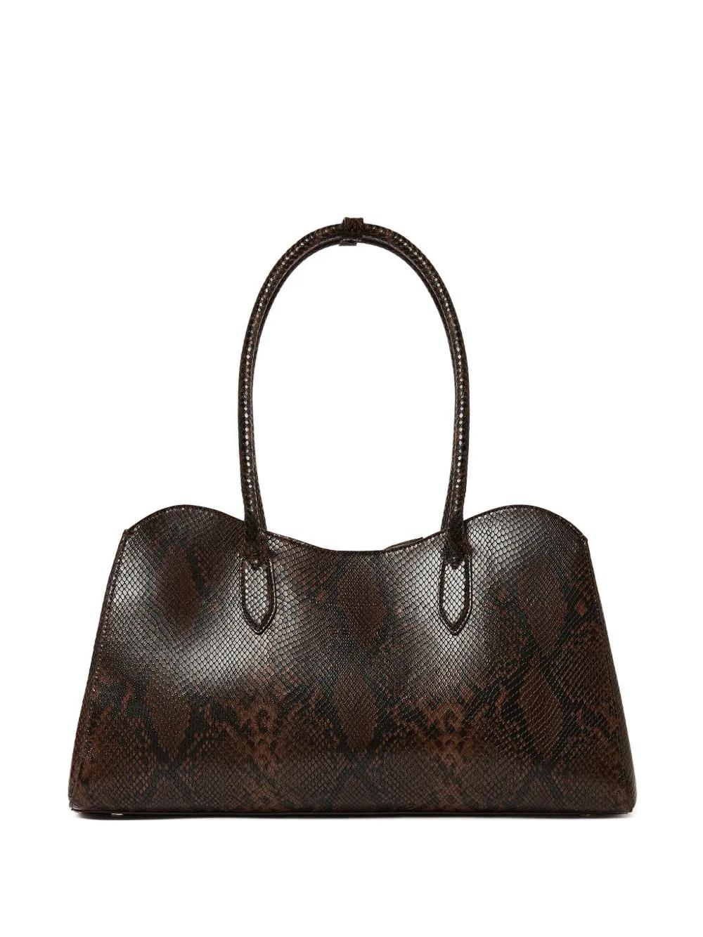 STELLA MCCARTNEY Ryder Tote Handbag with Snakeskin Effect