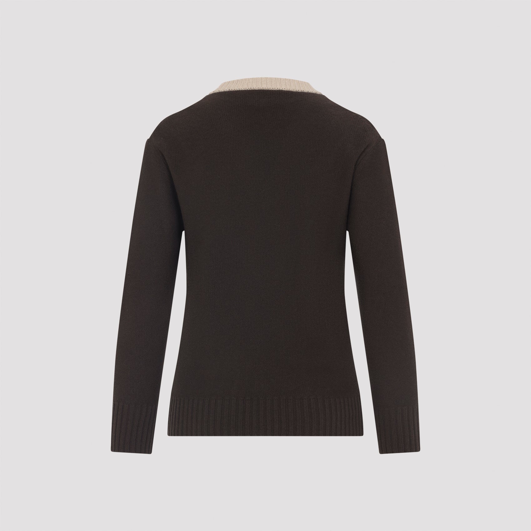 VALENTINO V Neck Wool Sweater