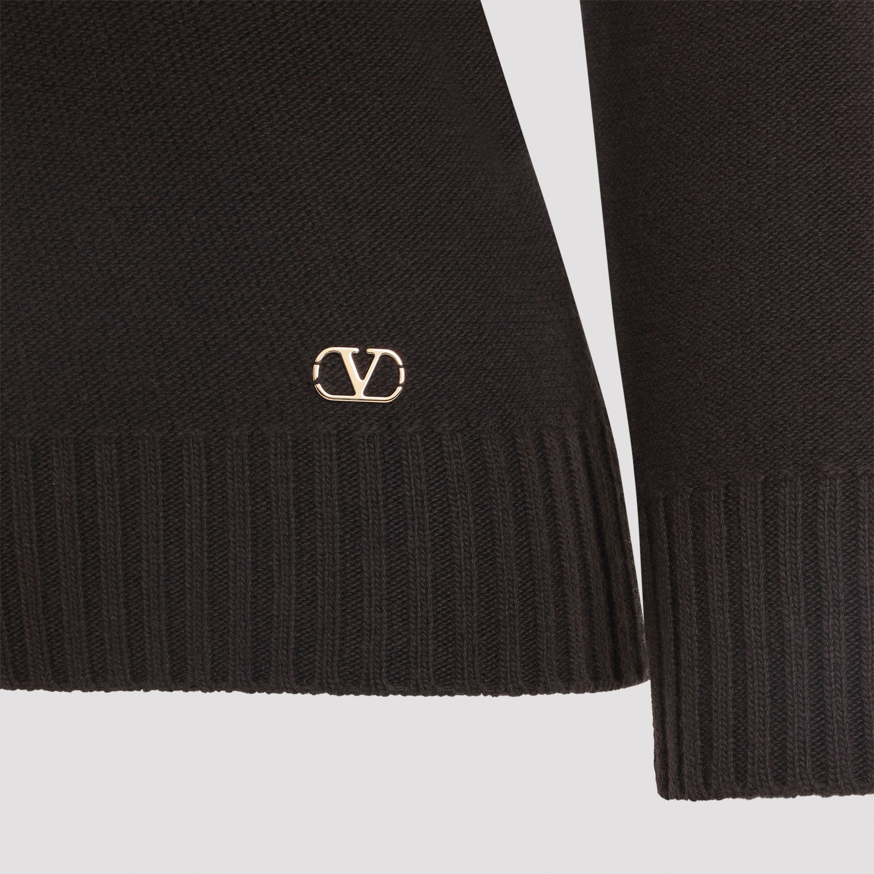 VALENTINO V Neck Wool Sweater