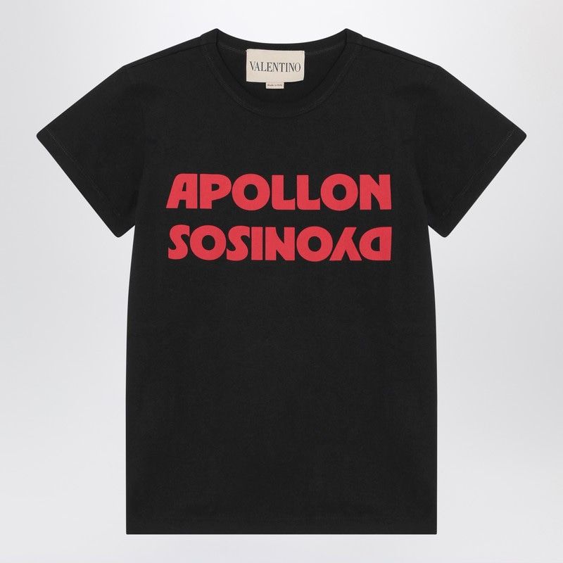 VALENTINO Classic T-Shirt with Apollon/Dionysos Print - Regular Fit