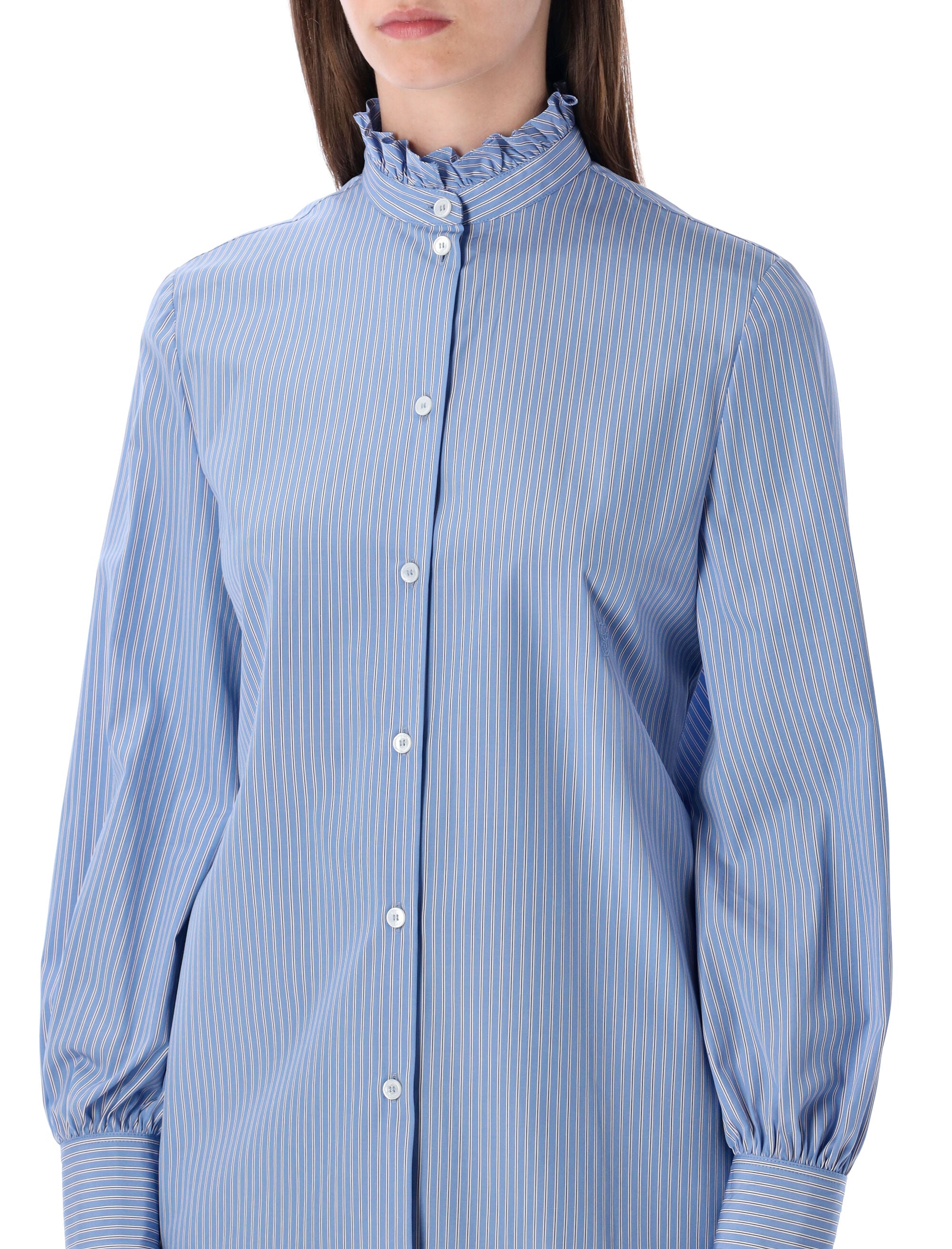 VALENTINO GARAVANI Stripe Button-Up Shirt for Women - FW25