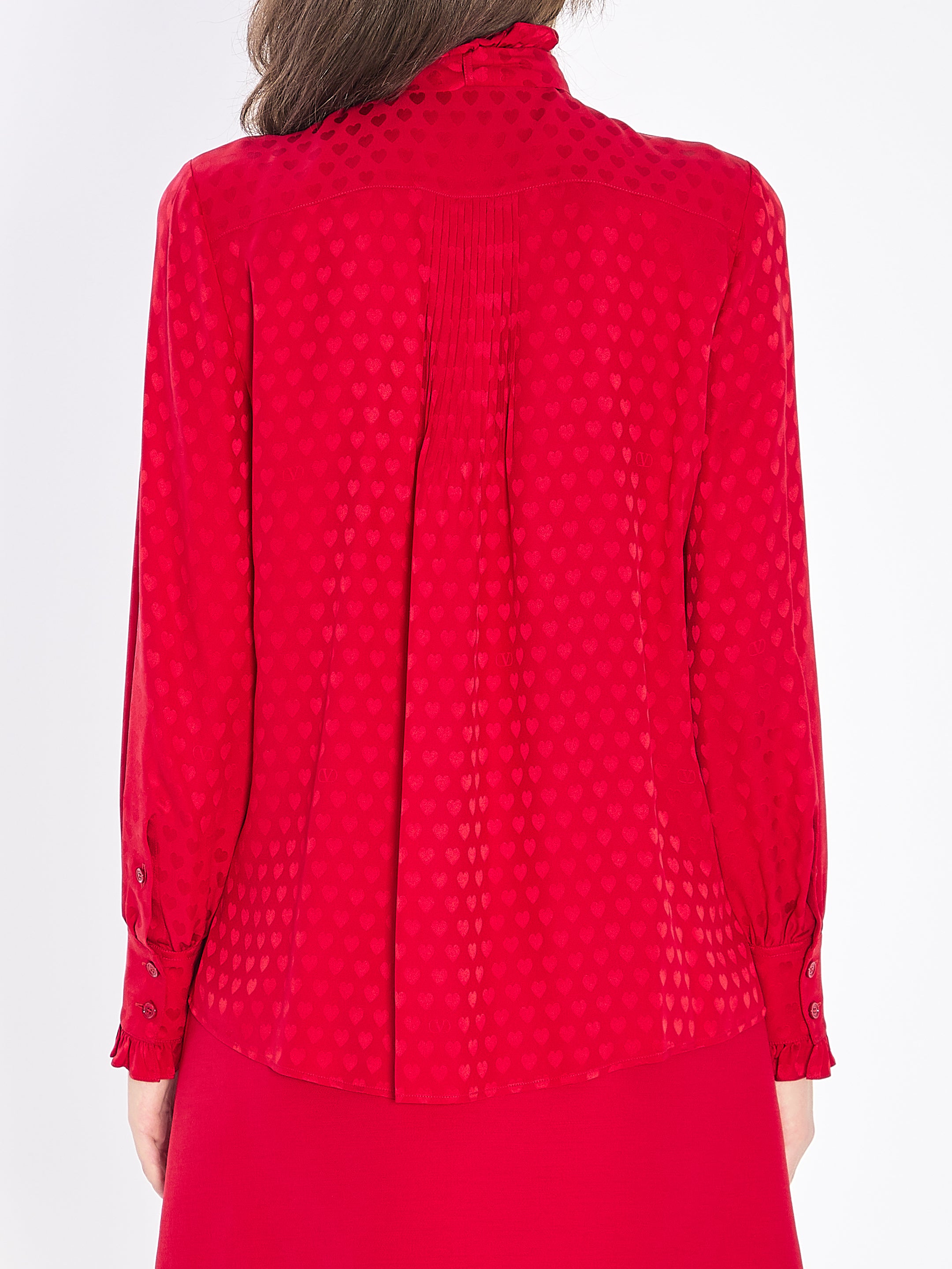 VALENTINO GARAVANI The Heart Ruffle Shirt - Regular Fit