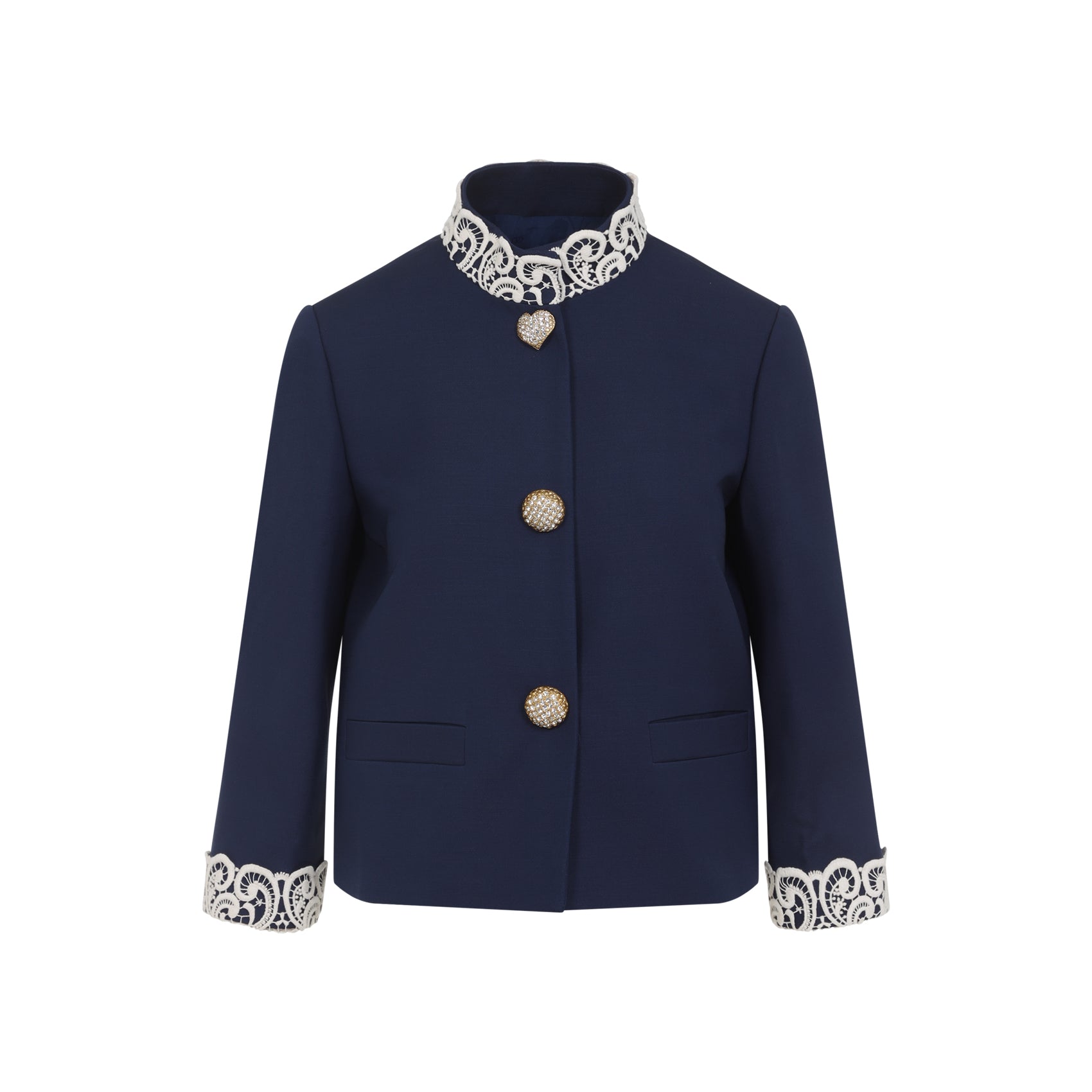 VALENTINO Virgin Wool Jacket for Women