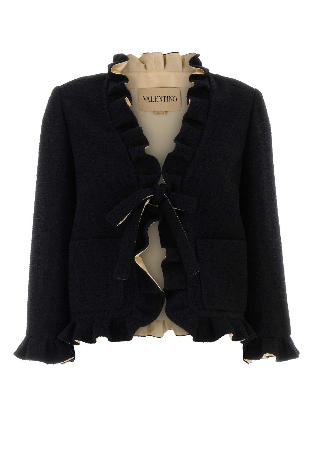 VALENTINO GARAVANI Chic Boucle Loop Blazer for Women - FW25 Collection