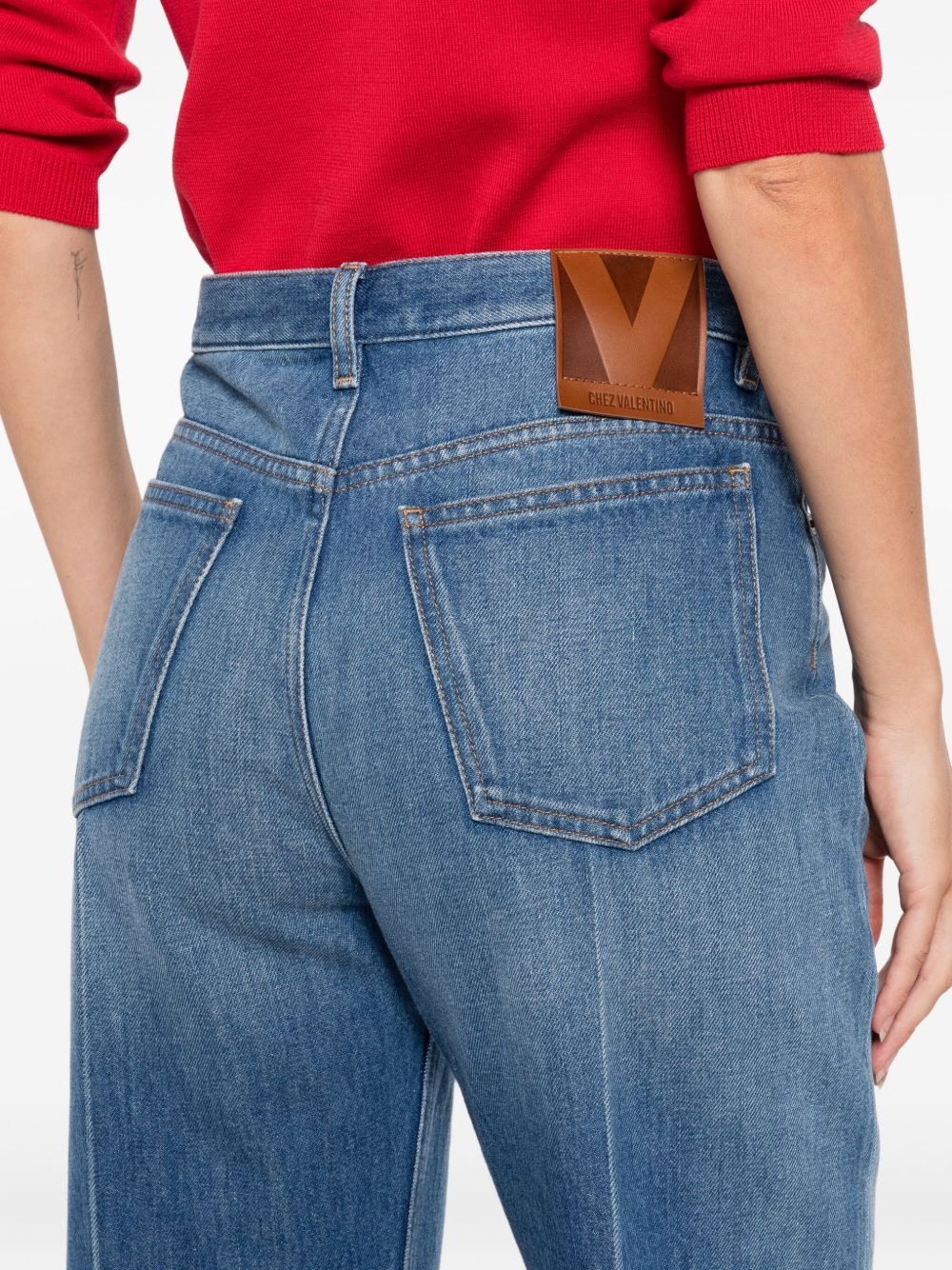 VALENTINO Women’s Straight Leg Denim Jean Pants - FW25