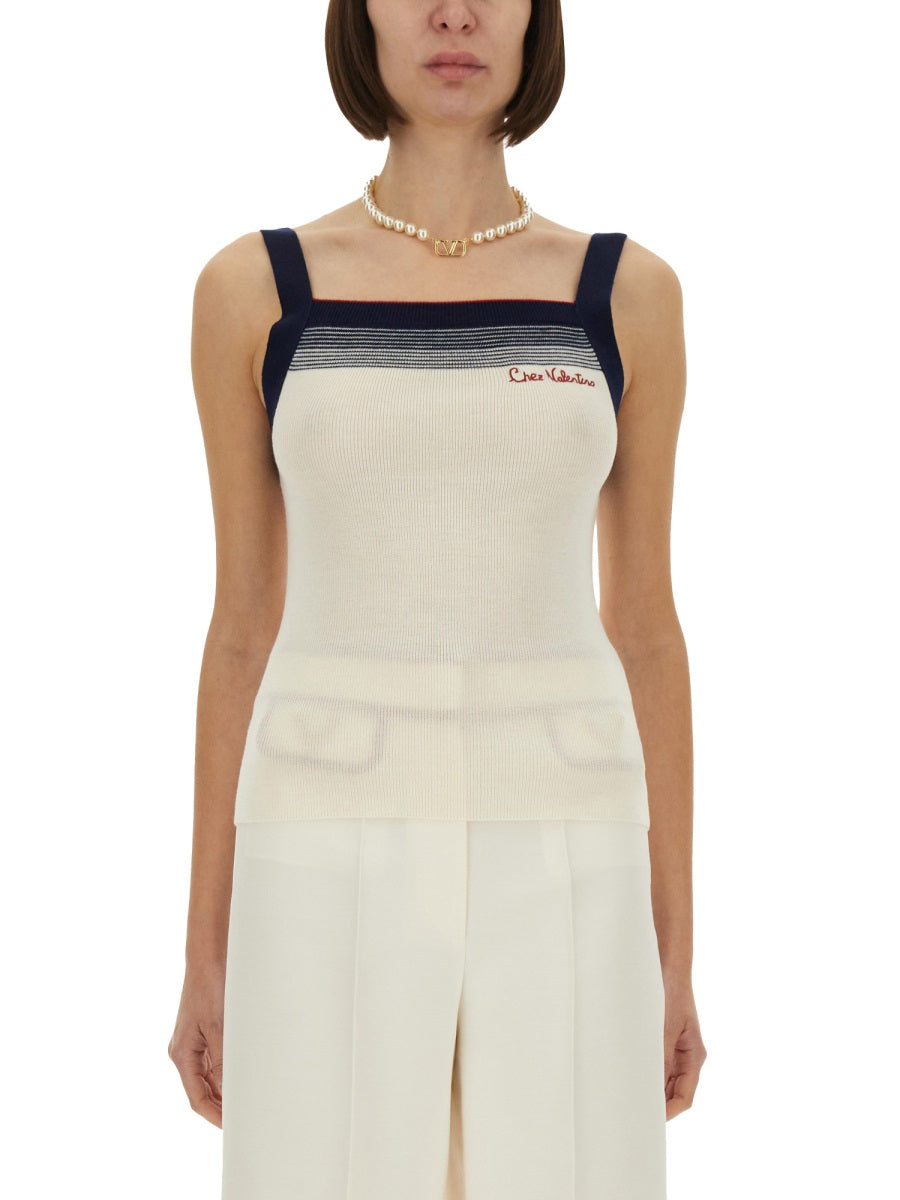 VALENTINO GARAVANI Wool Tank Sweater for Women - FW25 Collection