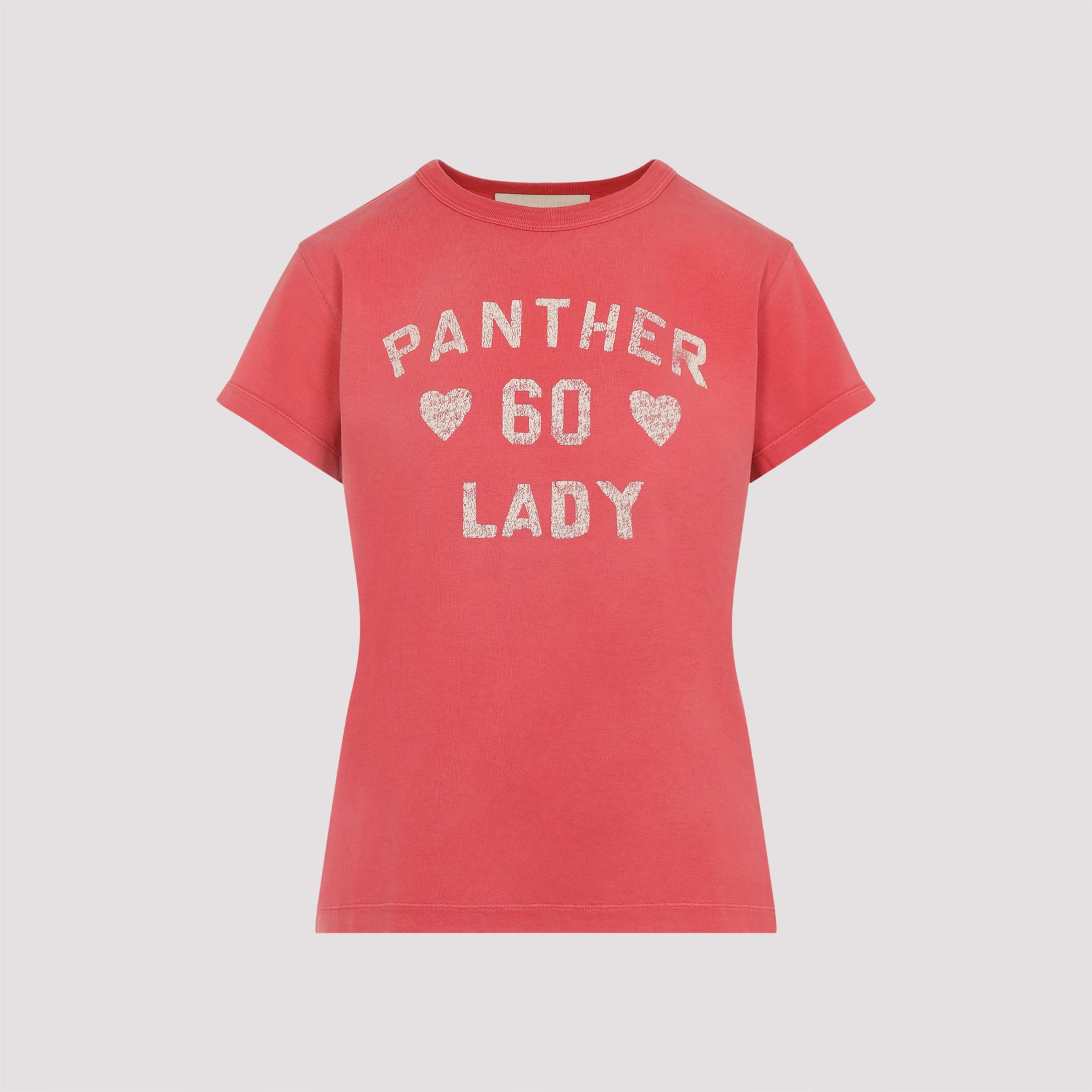 VALENTINO Vintage Effect T-Shirt with Embroidered Detail