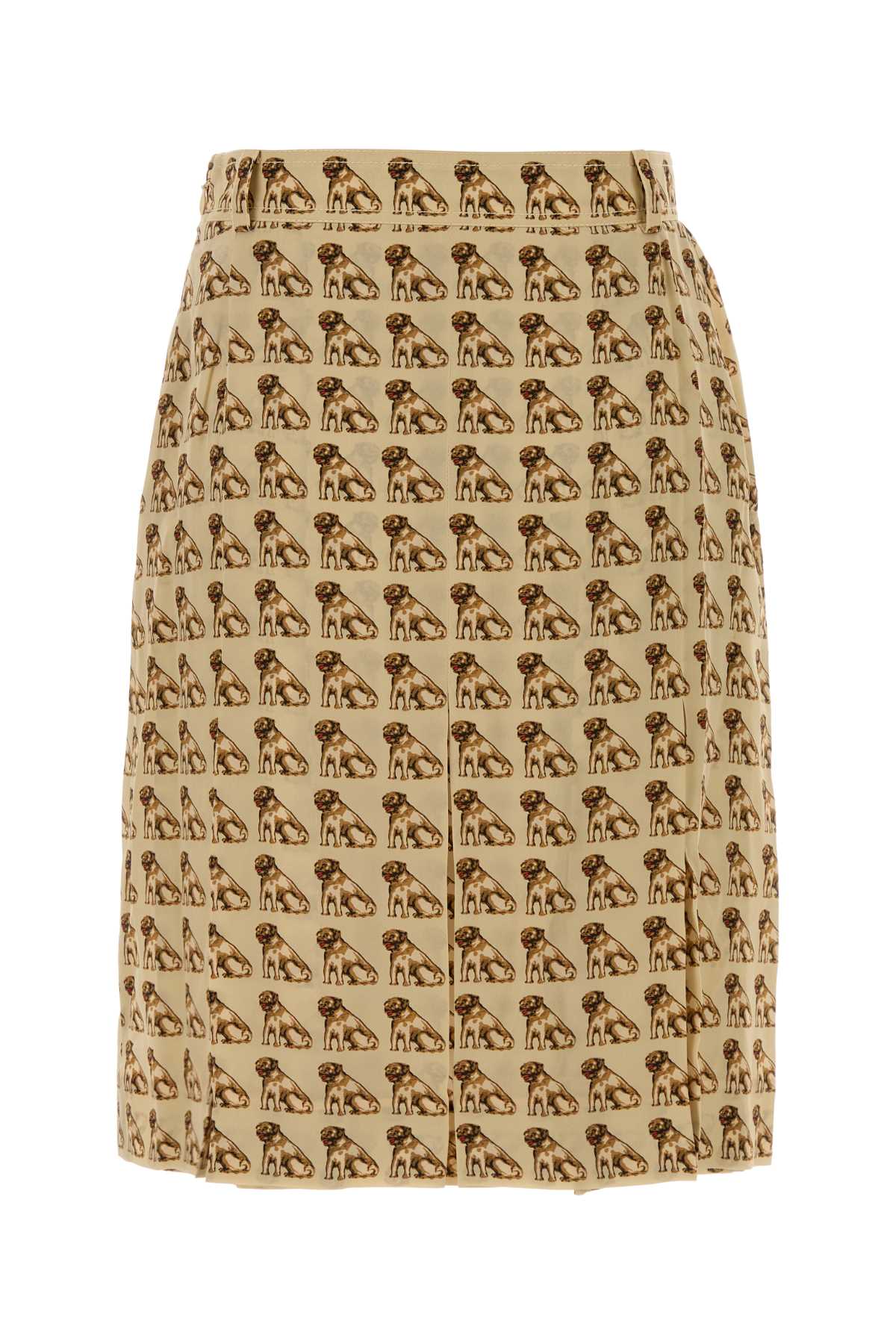 VALENTINO GARAVANI Printed Crepe Skirt