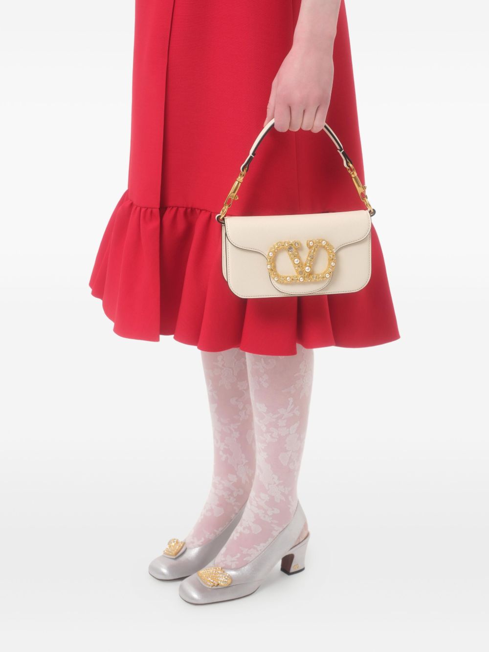 VALENTINO Chic Mini Dress with Heart Detail