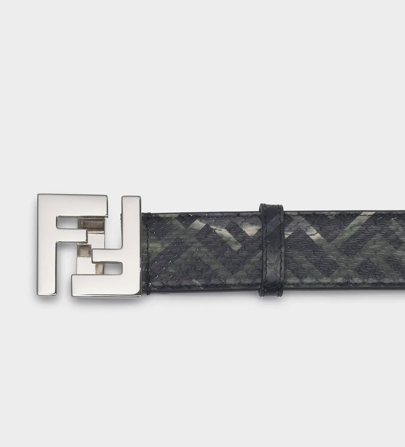 FENDI 100% Leather Belt for Men - FW25 Collection