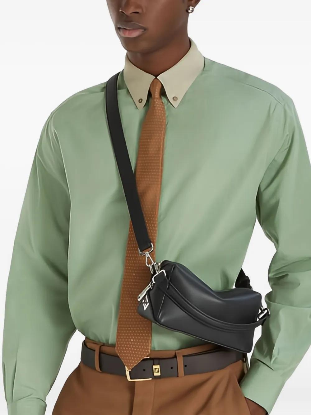 FENDI Buckled Plaque Belt for Men - FW25