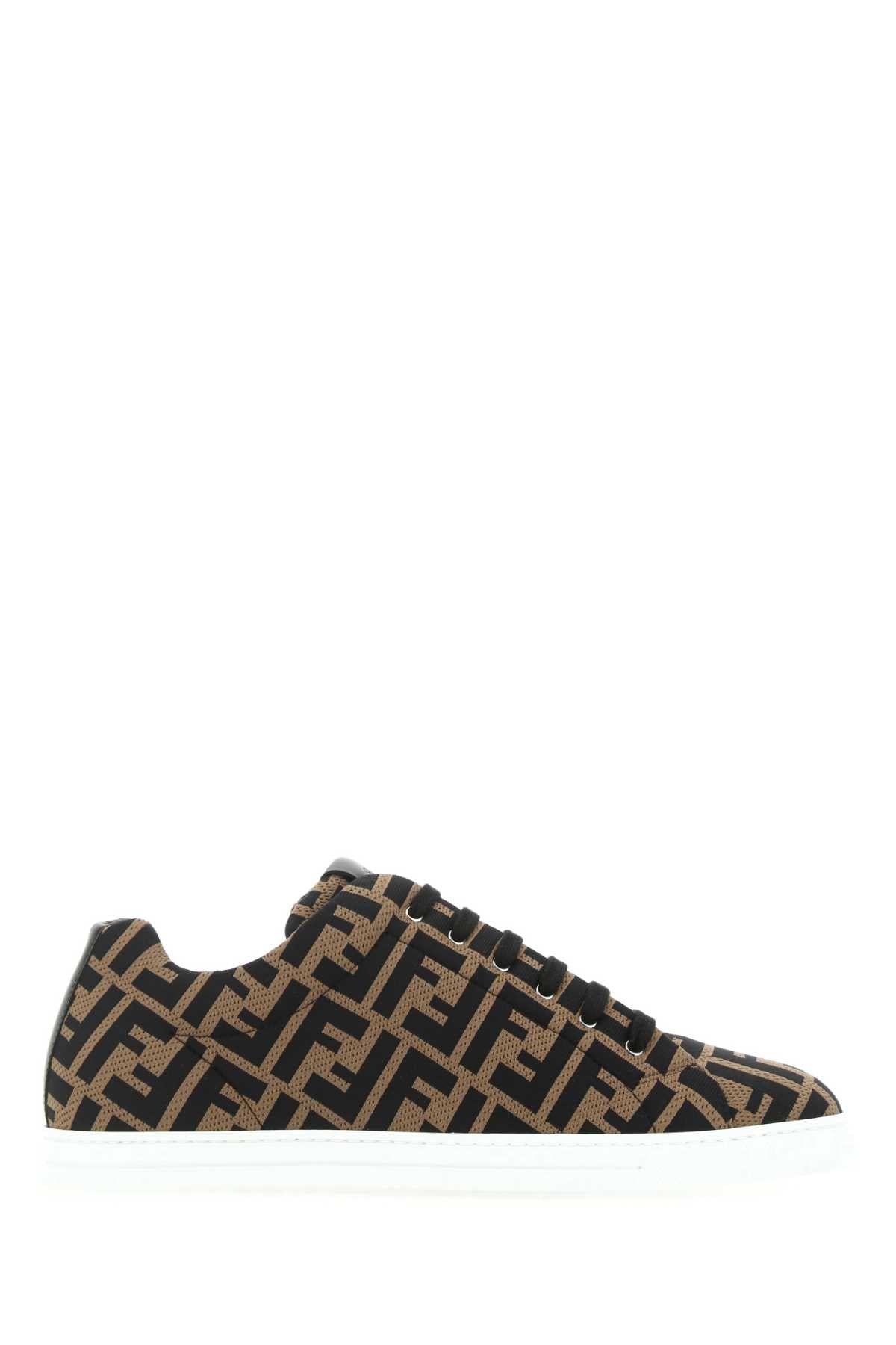 FENDI Embroidered Fabric Sneakers for Men