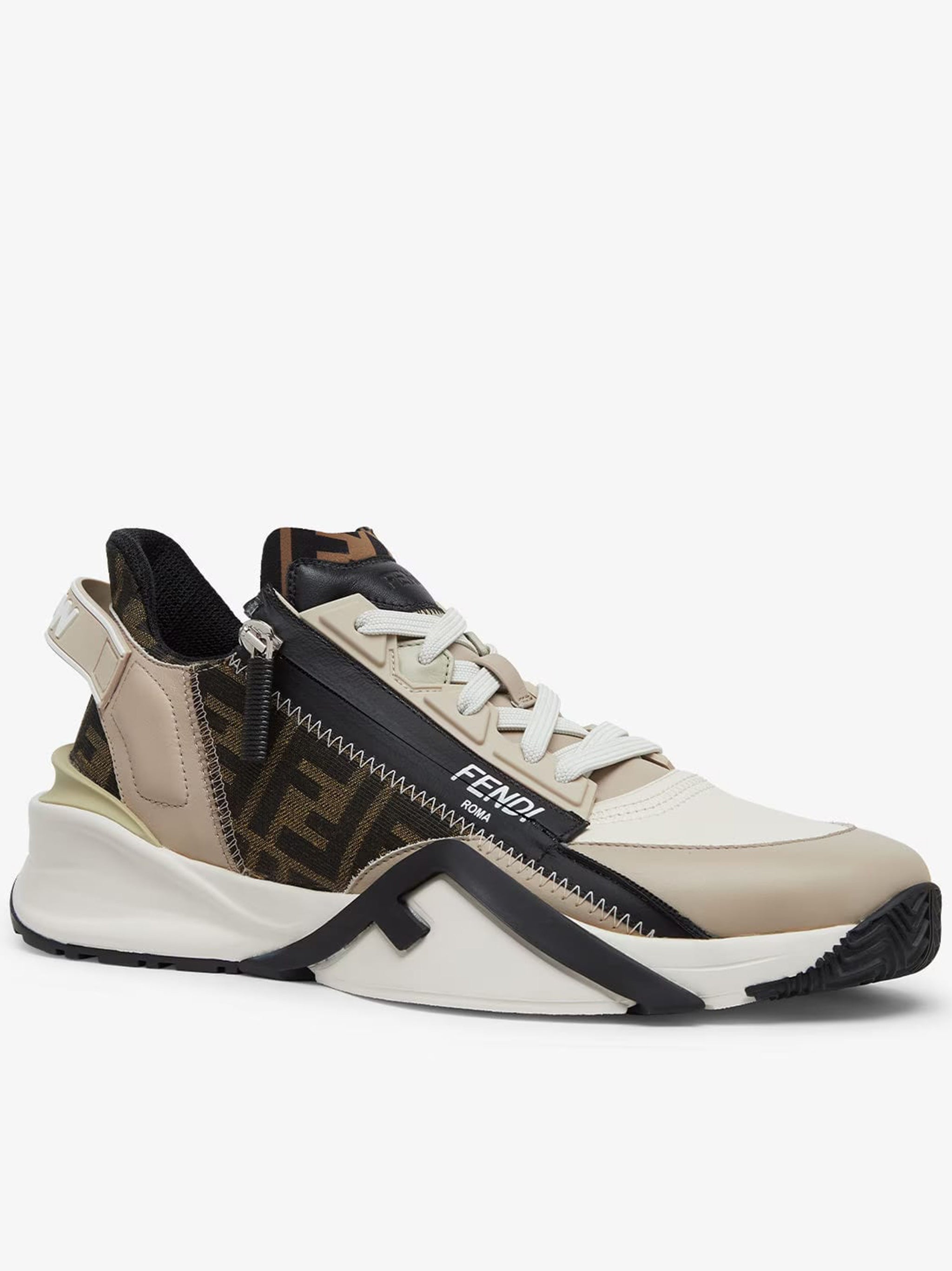 FENDI Luxury Leather Sneakers for Men - FW25 Edition