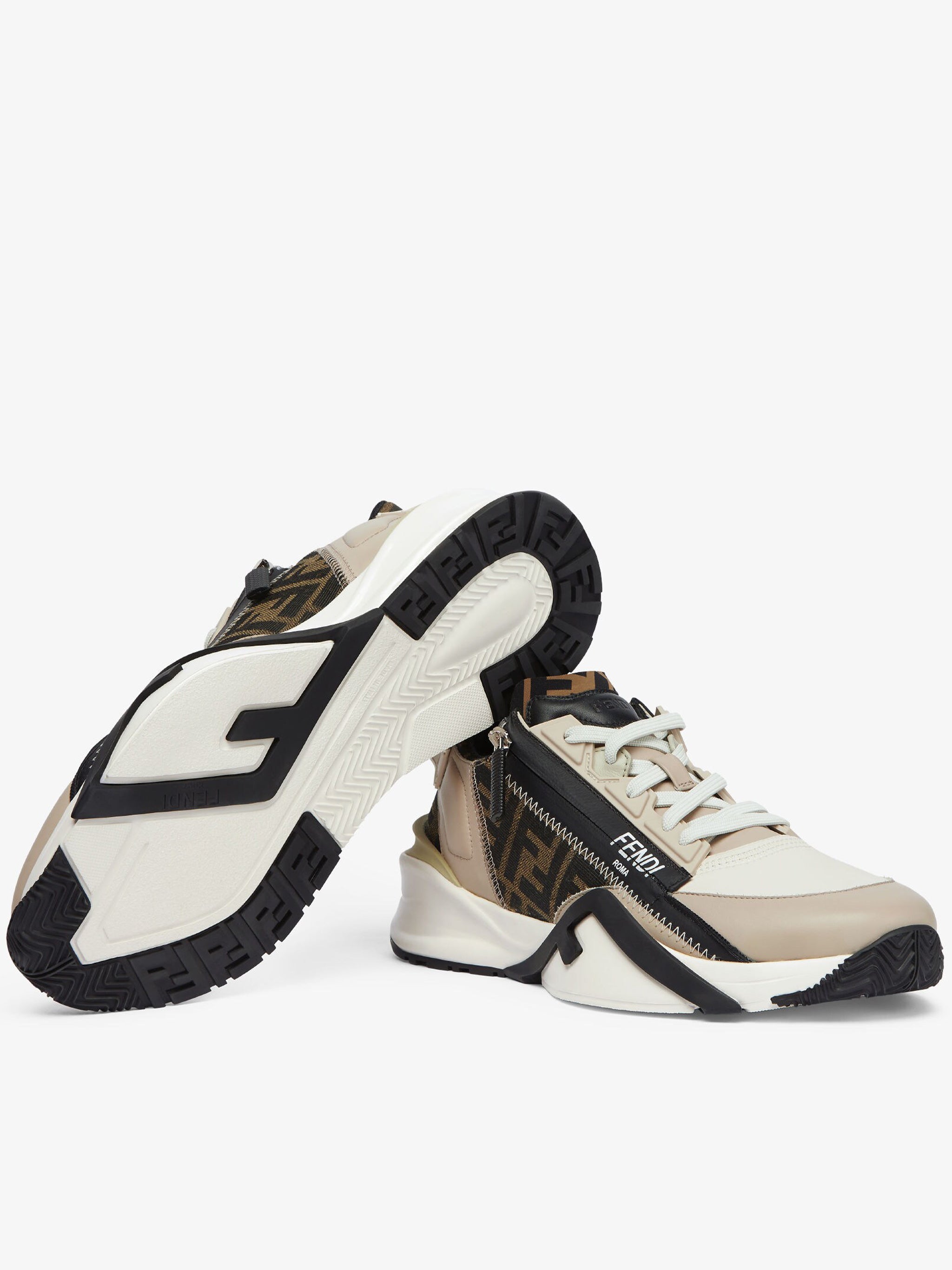 FENDI Luxury Leather Sneakers for Men - FW25 Edition