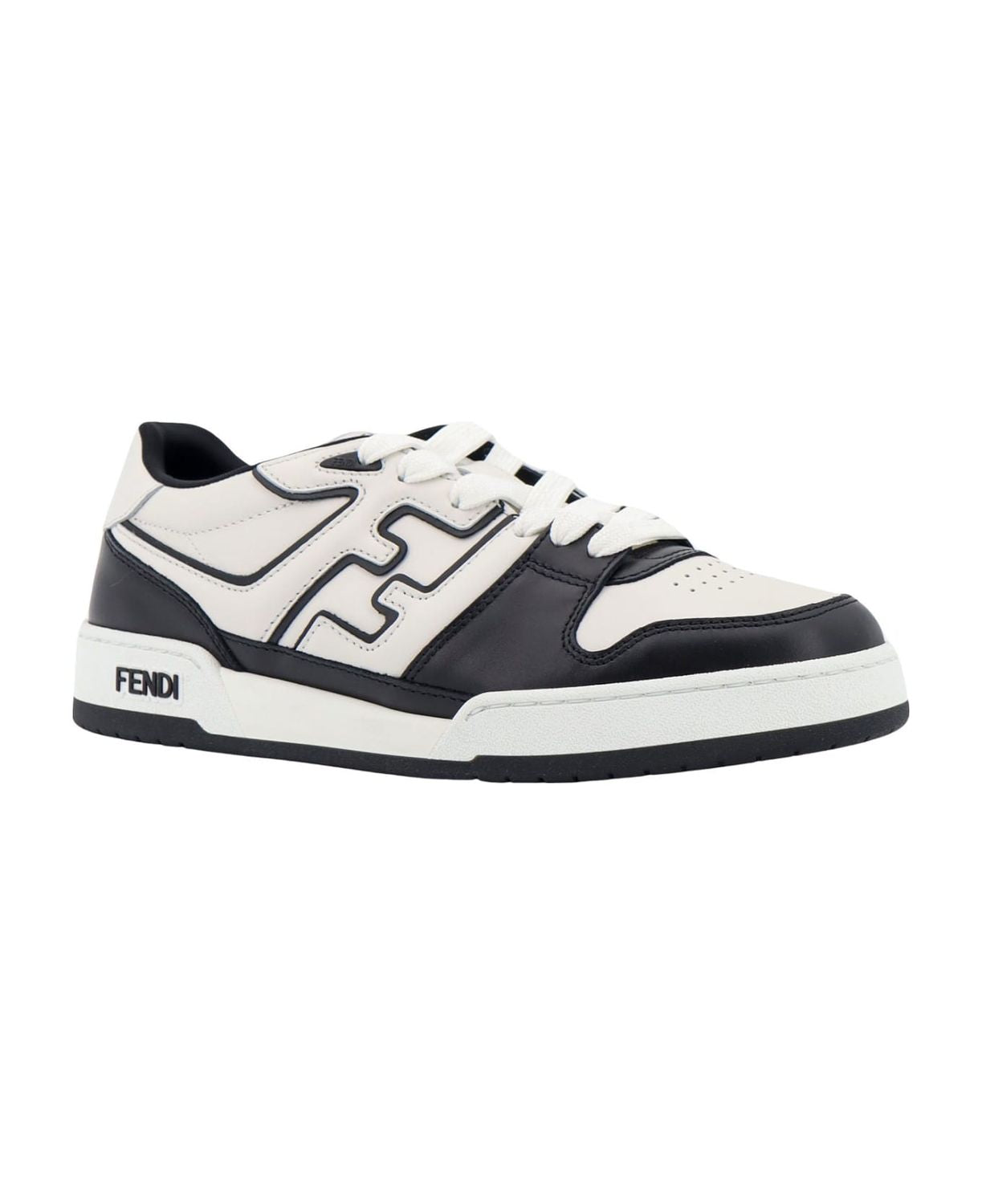 FENDI Two-Tone Leather Match Sneaker for Men