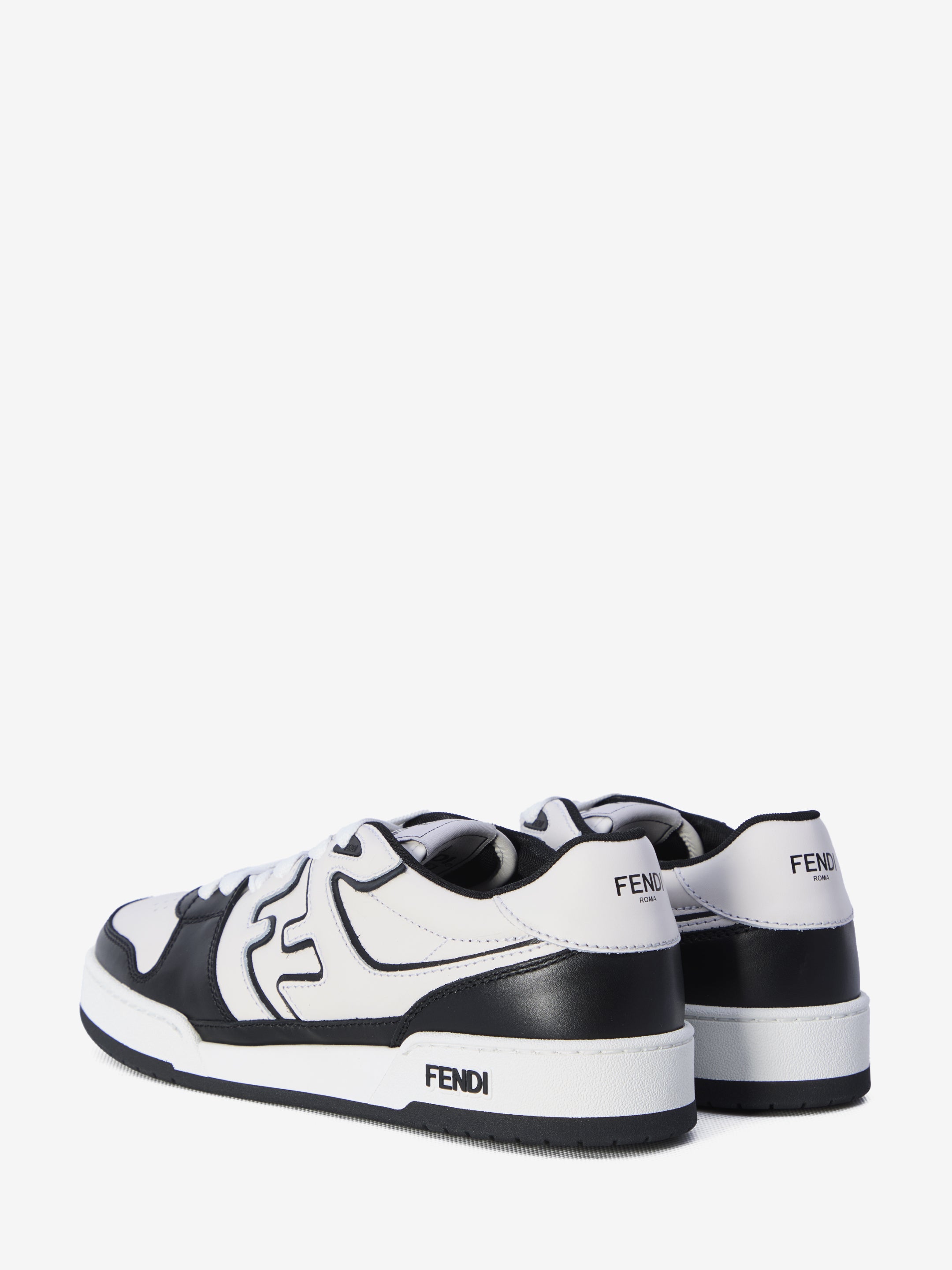 FENDI Two-Tone Leather Match Sneaker for Men