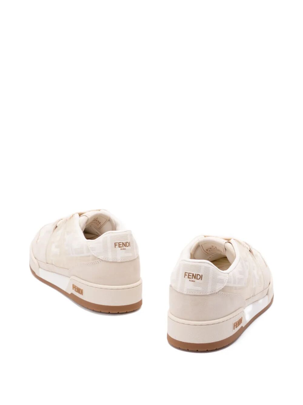 FENDI Suede Low-Top Sneakers