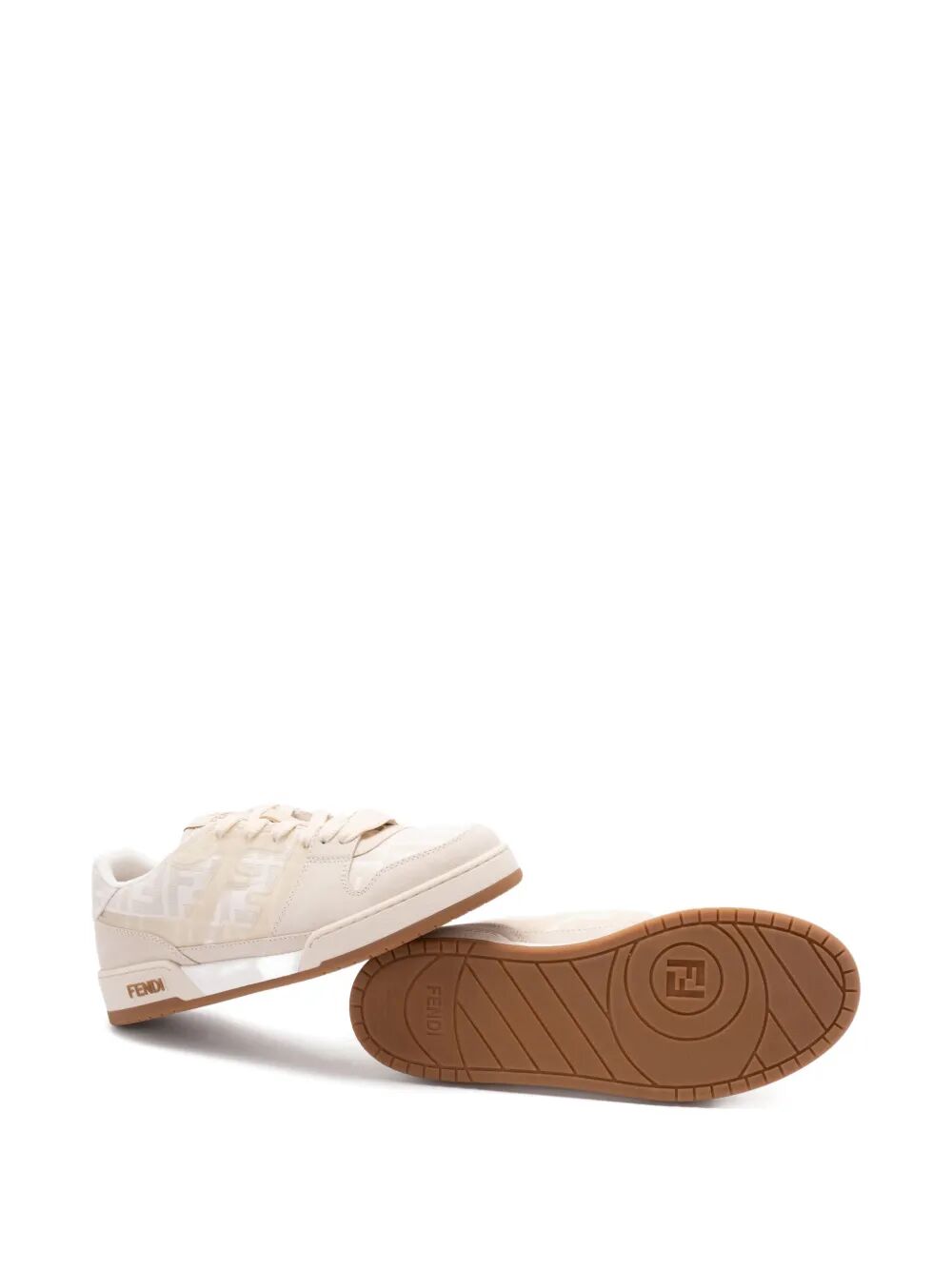 FENDI Suede Low-Top Sneakers