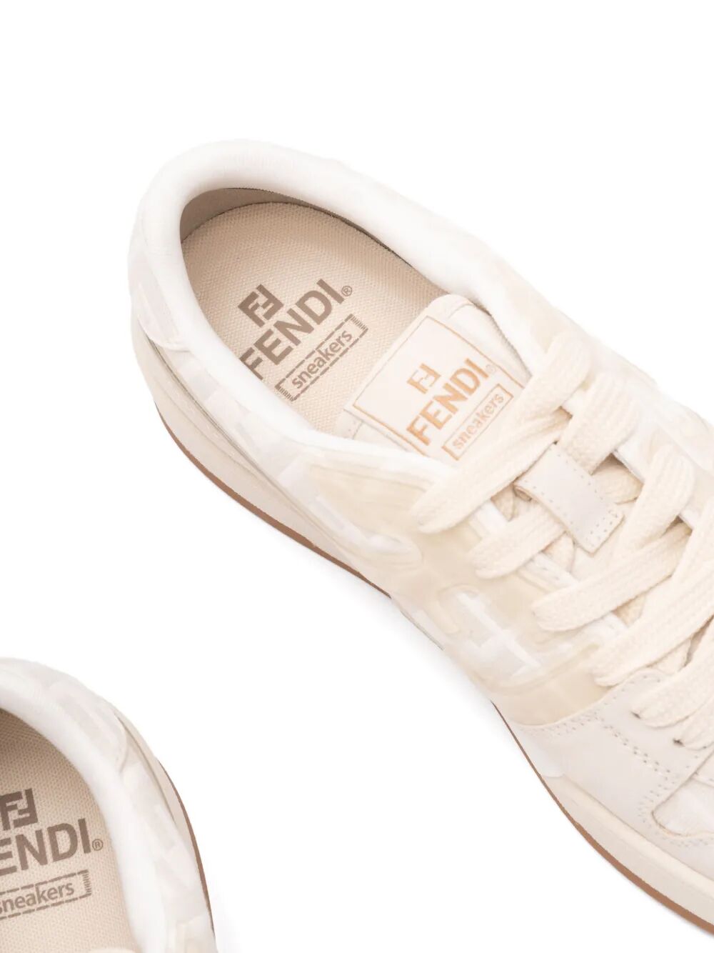 FENDI Suede Low-Top Sneakers