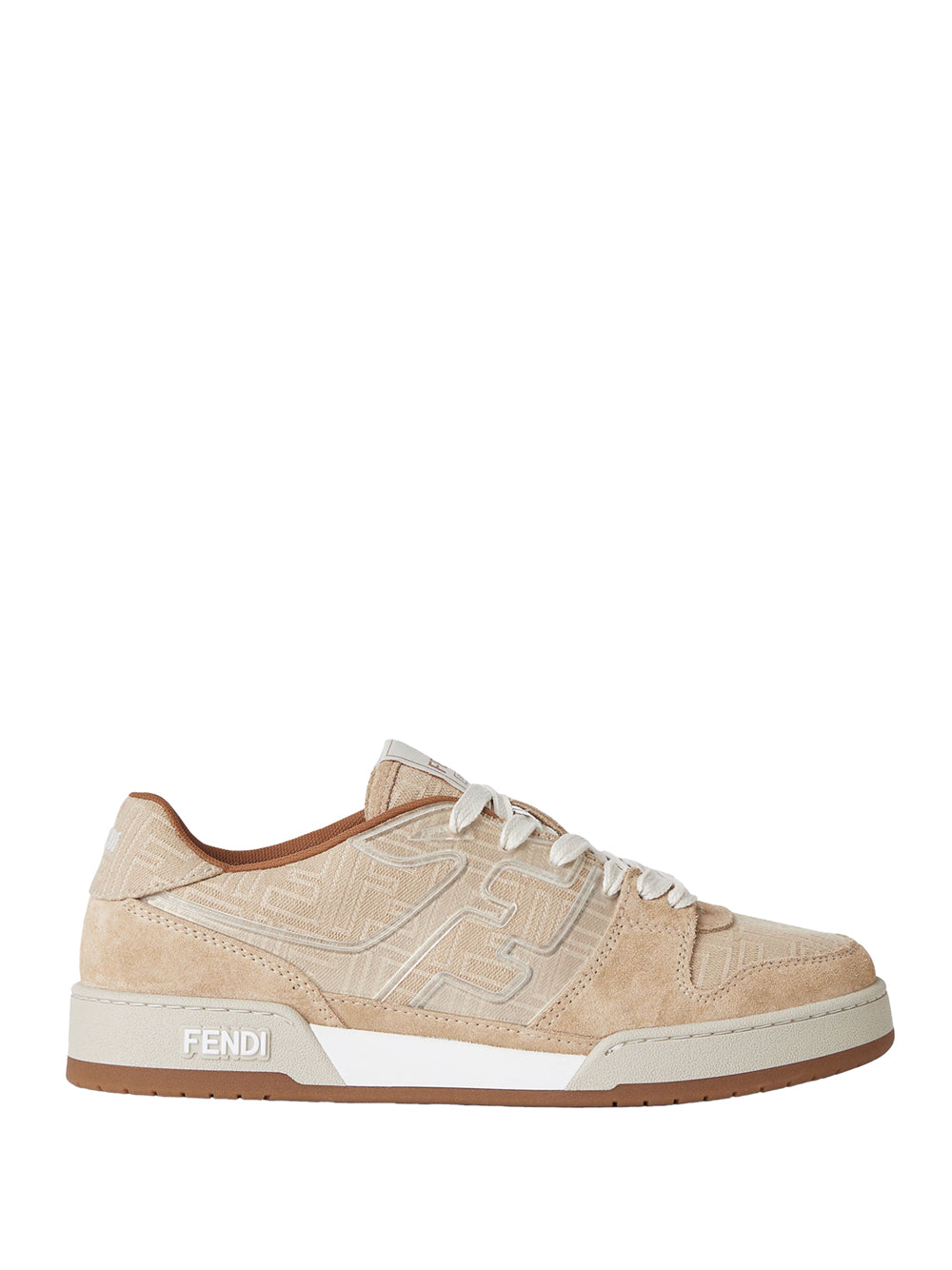 FENDI Leather Low-Top Sneakers for Men